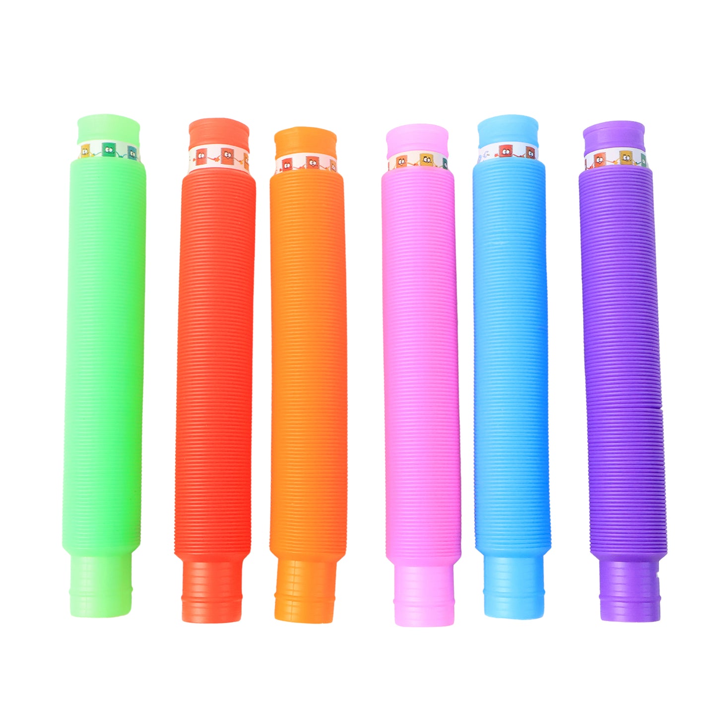 LED Glow Pop Tube Fidget Toy - Bendable Sensory Toy for Kids (1 Pc, Mixed Color) - Happy Price - Image 2