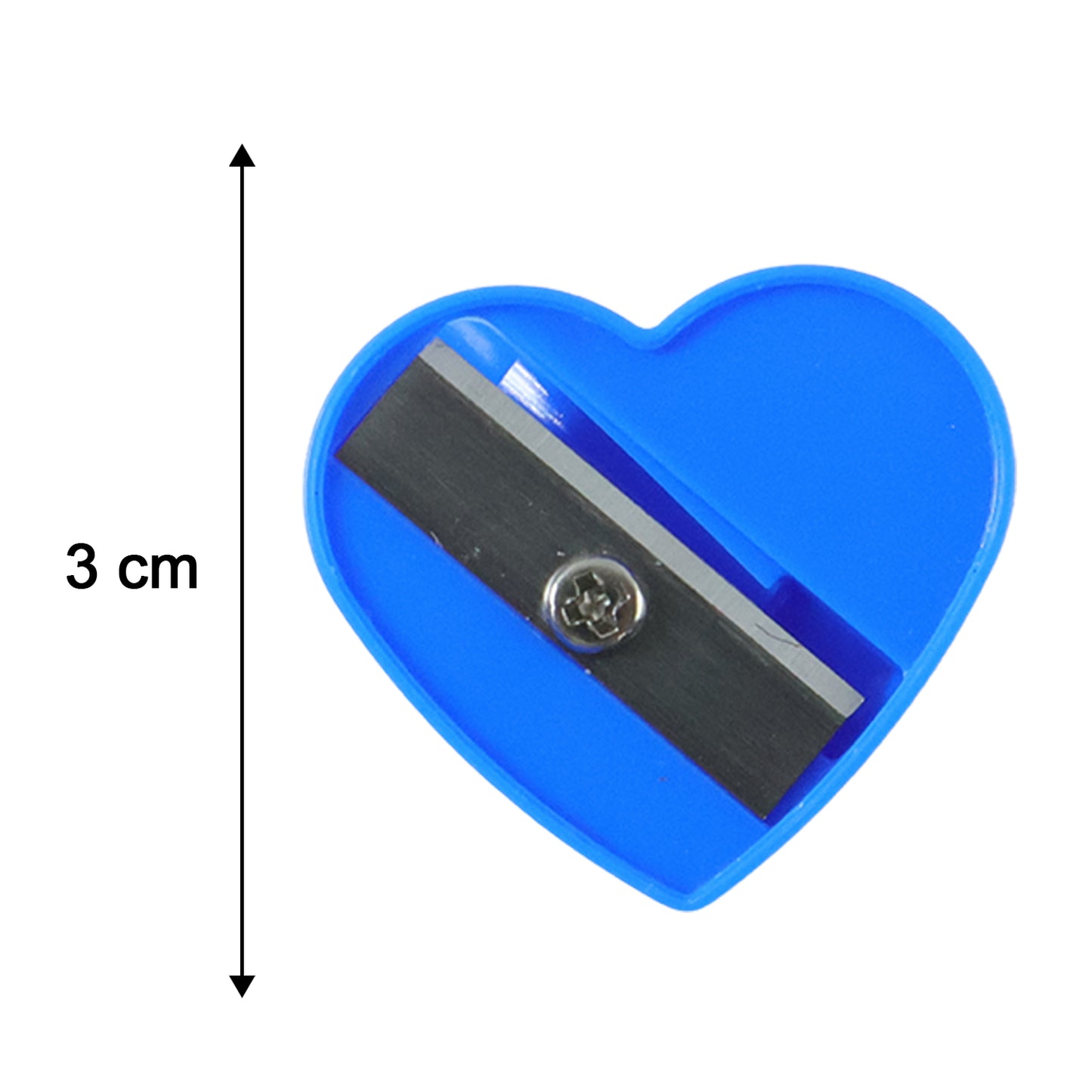 28 Pc Heart Shape Manual Pencil Sharpeners Set - Colorful Kids School Stationery - Great Price - Image 5
