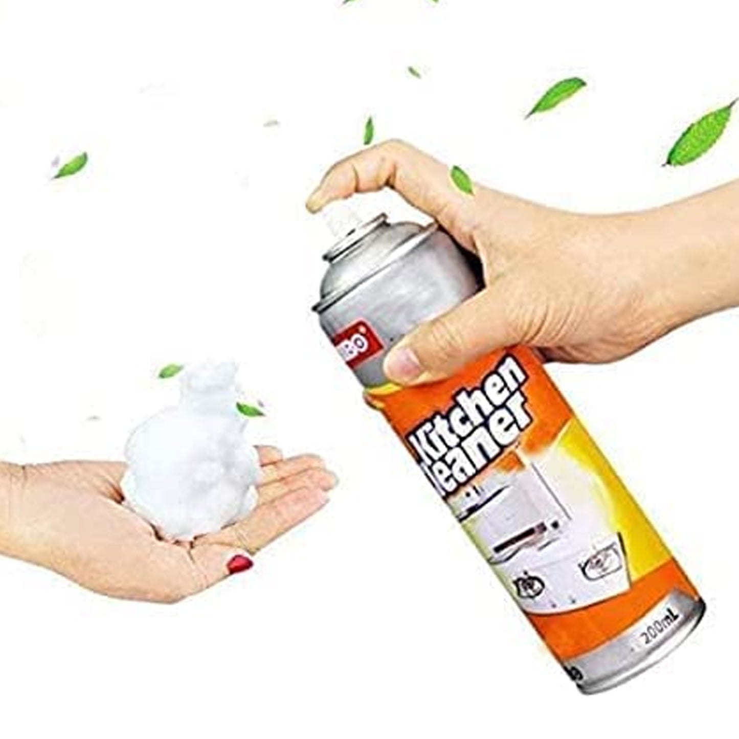 Multipurpose Bubble Foam Cleaner Kitchen Cleaner Spray Oil Grease Stain Remover Chimney Cleaner Spray Bubble Cleaner All Purpose Foam Degreaser Spray (500 Ml) - Happy Price - Image 7