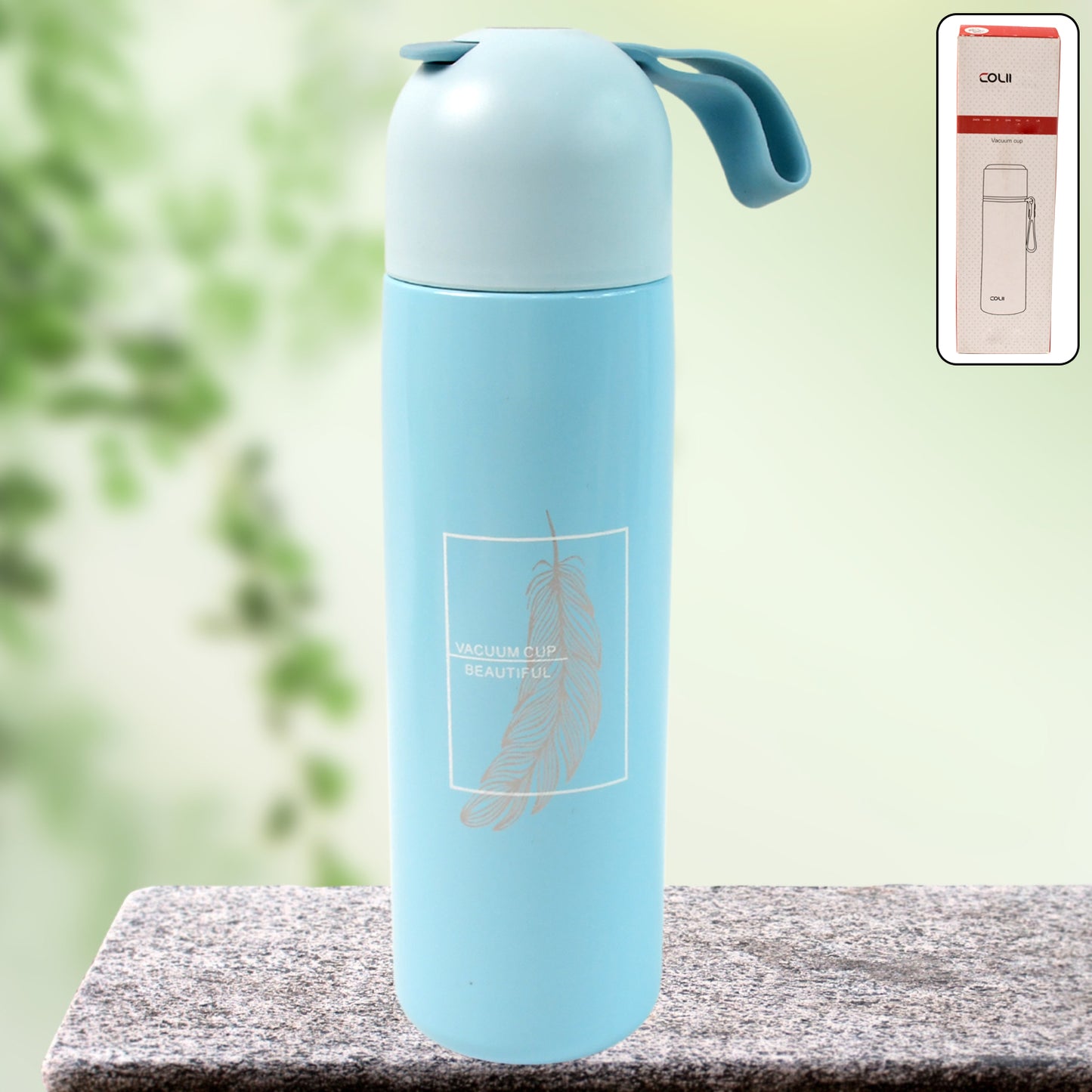 Stainless Steel Water Bottle With Handle Easy To Carry Fridge Water Bottle Leak Proof Rust Proof Hot Cold Drinks Gym Sipper Bpa Free Food Grade Quality Steel Fridge Bottle For Officegymschool (Approx 500 Ml) - Happy Price - Image 6