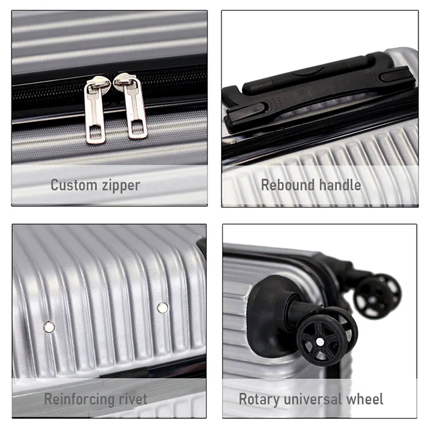 Trolley Bag Big And Small Suitcase Bag For Men Women Use Bag ( Set Of 2 ) - Happy Price - Image 6