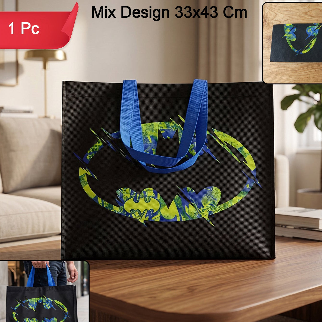 Premium Large Multipurpose Carry Hand Bag (1 Pc 33x43 Cm)