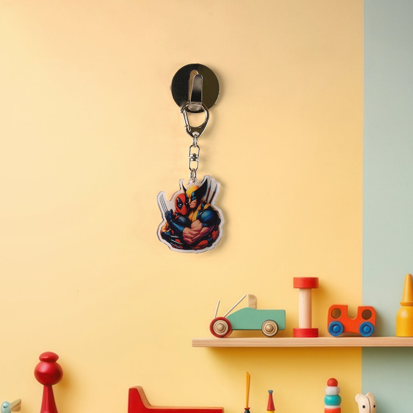 Cartoon Character Acrylic Keychain For (1 Pc) - Happy Price - Image 4