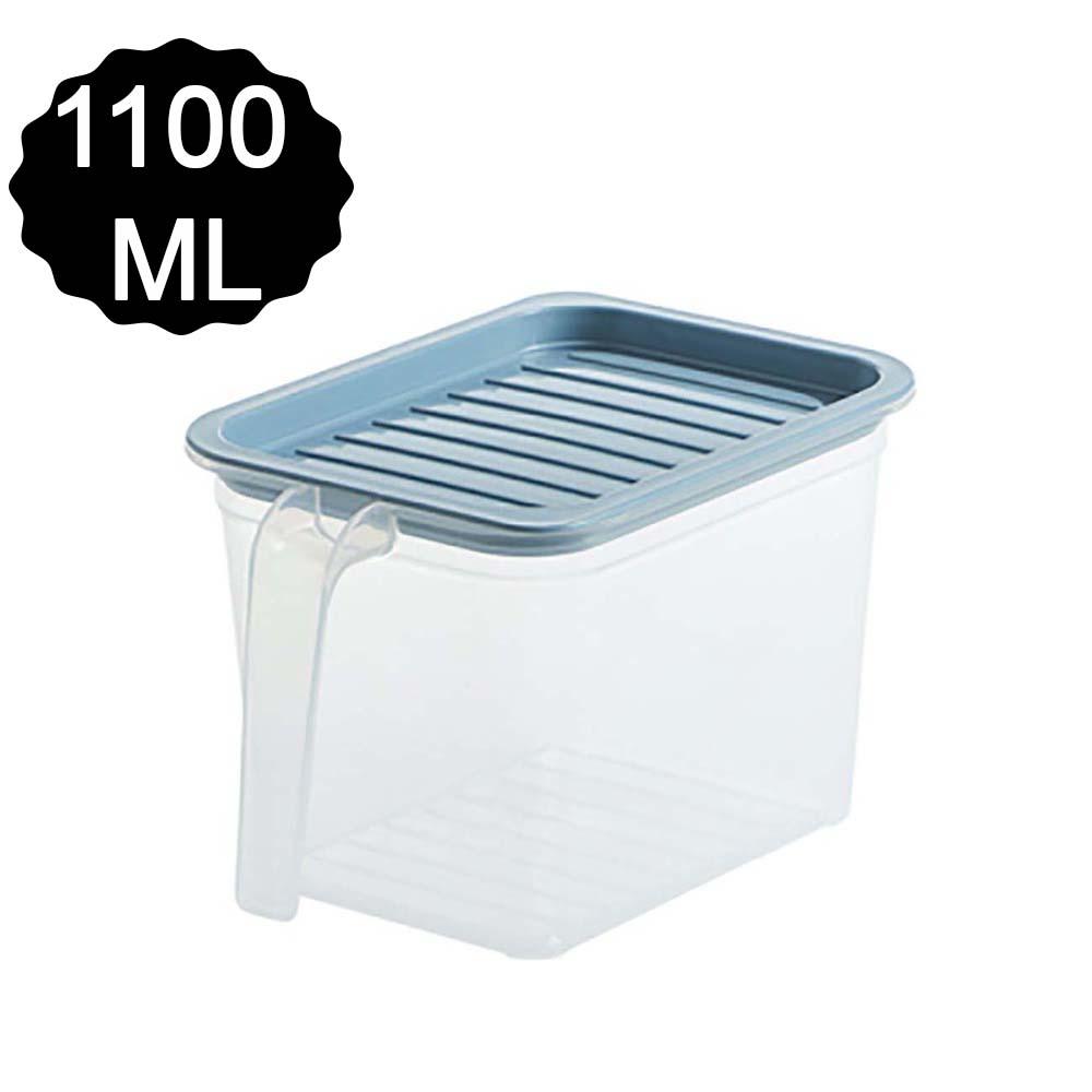 Air Tight Unbreakable Big Size 1100 Ml Square Shape Kitchen Storage Container (Set Of 6) - Happy Price - Image 3