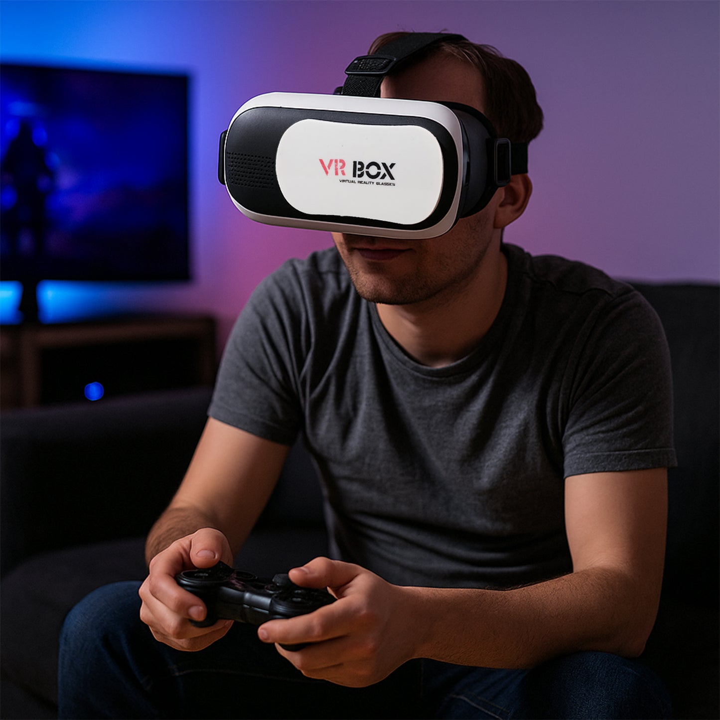 VR BOX Virtual Reality 3D Headset for Smartphones (1 Pc) - Happy Price - Image 3