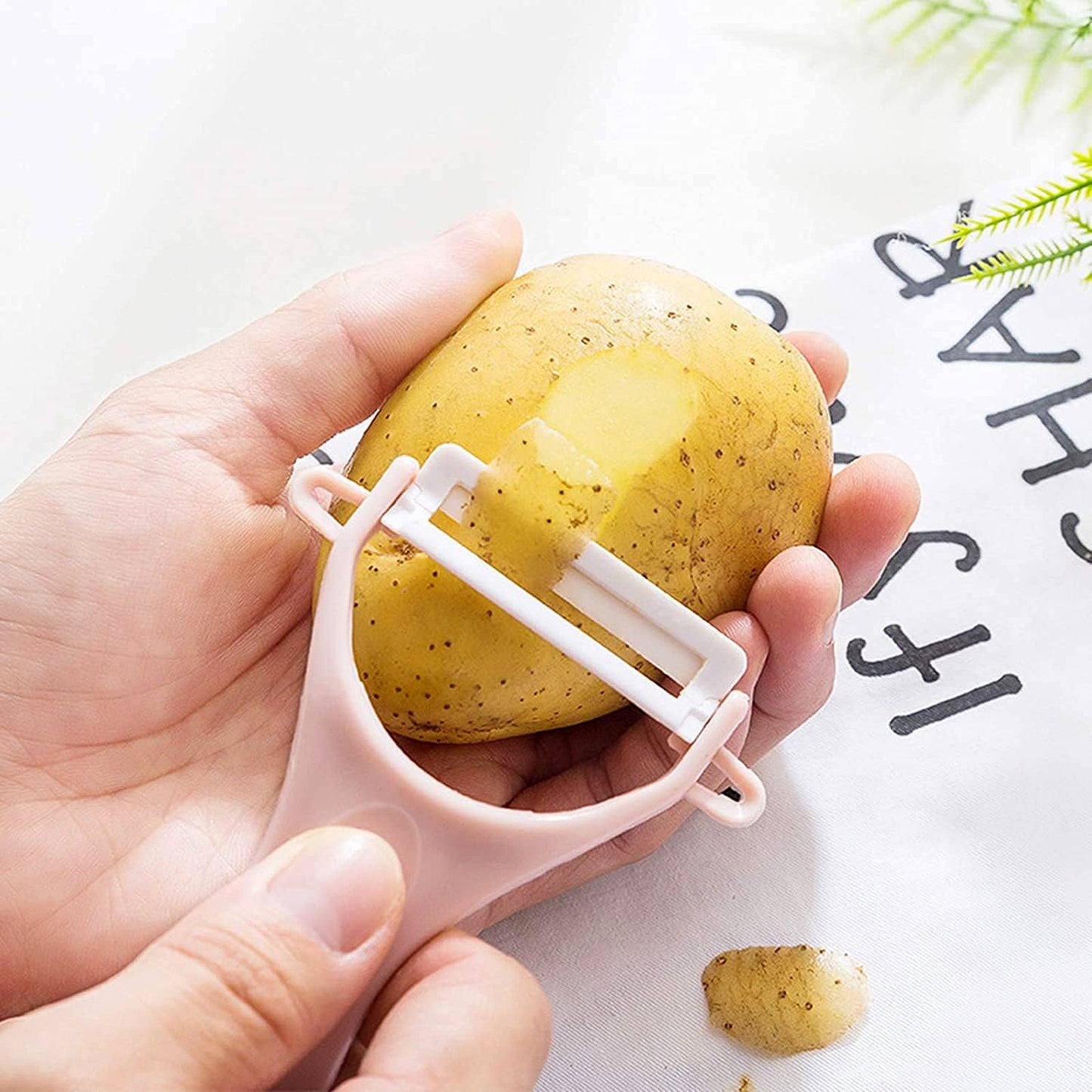 Stainless Steel Blade Peeler Universal Peeler For Professional And Household Kitchen Peeler (1 Pc) - Happy Price - Image 5