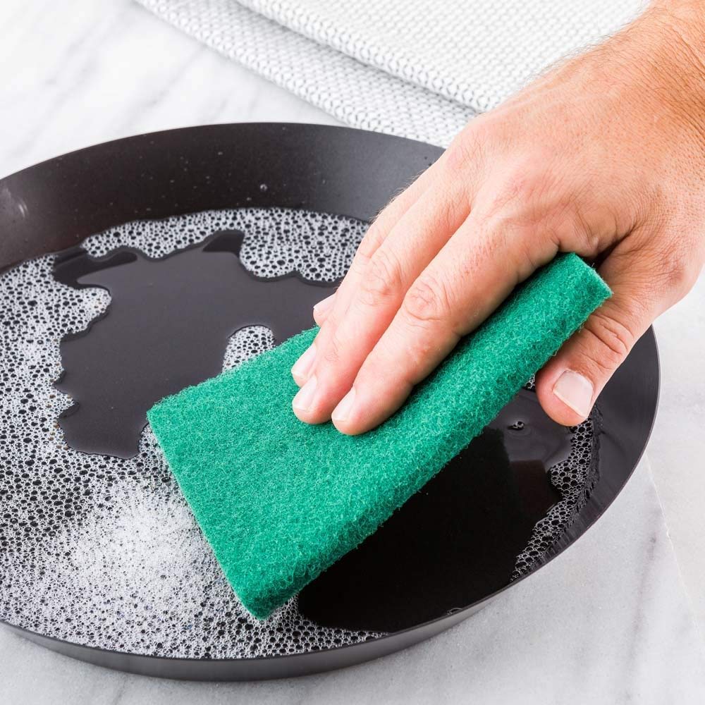 Scrub Sponge Cleaning Pads Aqua Green - Happy Price - Image 3