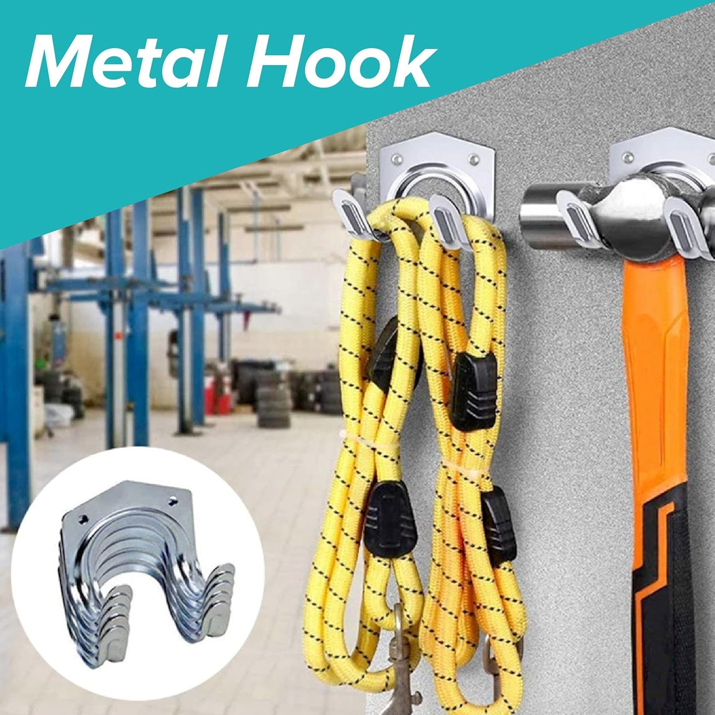 Heavy Duty Tool Hanger Hooks ( 5 Pcs Set ) - Happy Price - Image 6