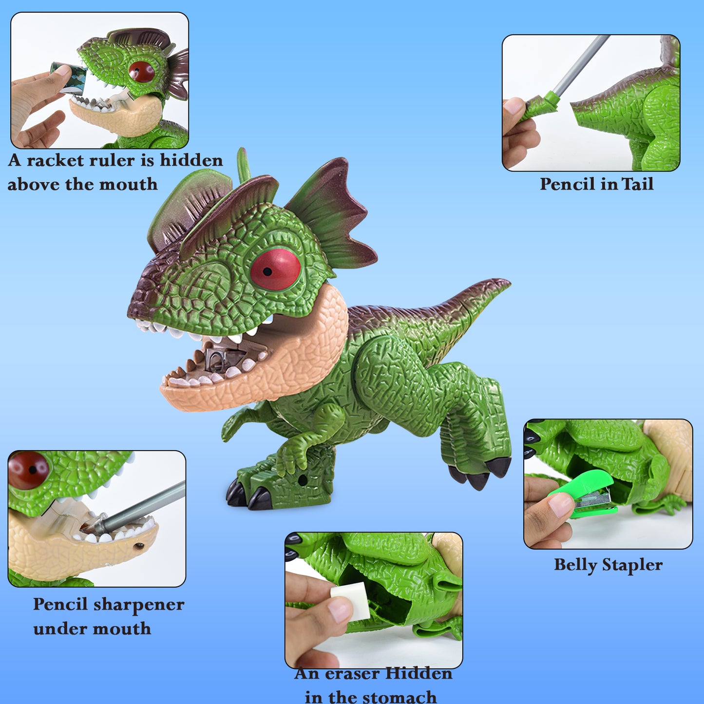 5-in-1 Dinosaur Stationery Gift Set For Kids (1 set) - Happy Price - Image 6