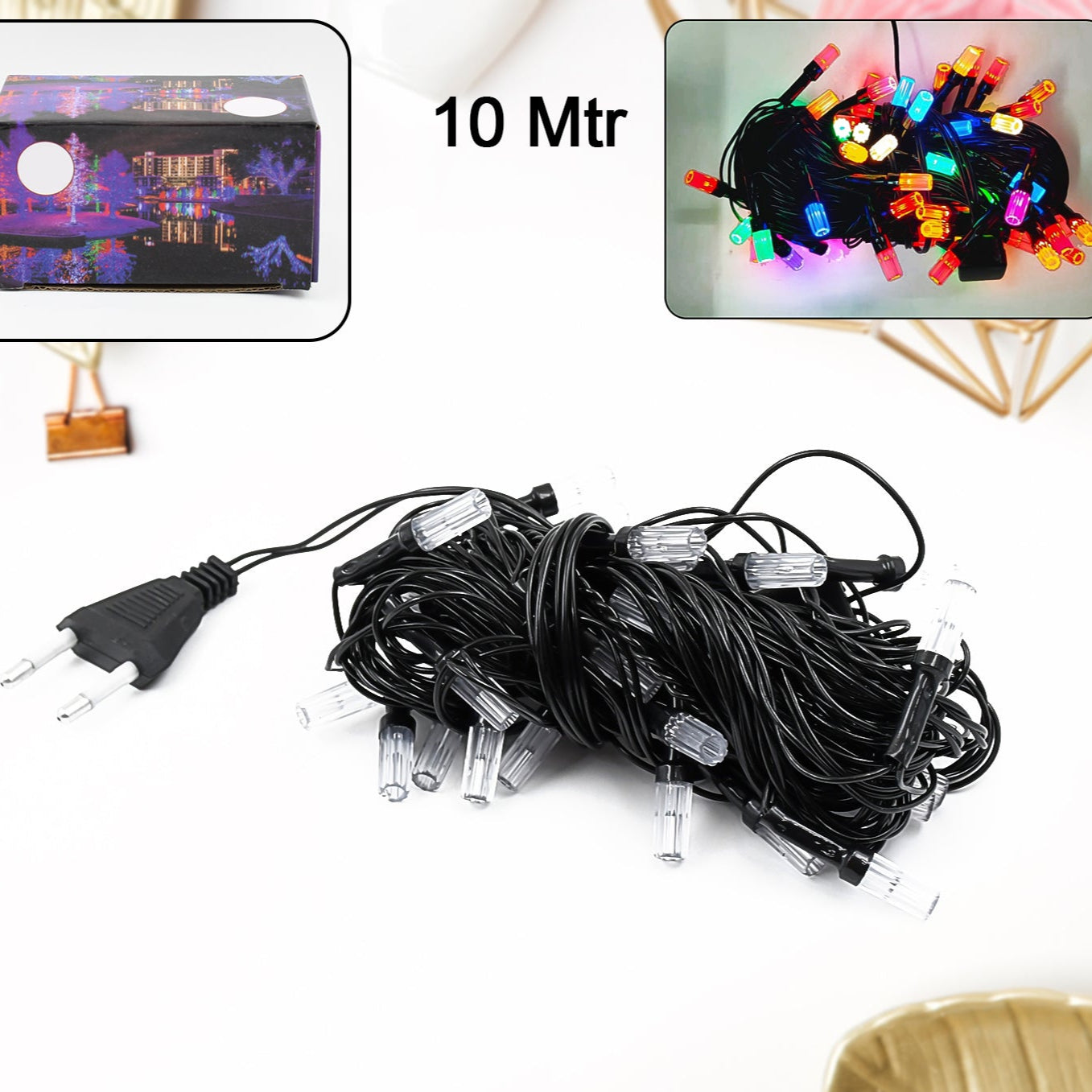 Home Decoration Diwali Wedding Led String Light (36l 10 Mtr) - Happy Price - Image 1