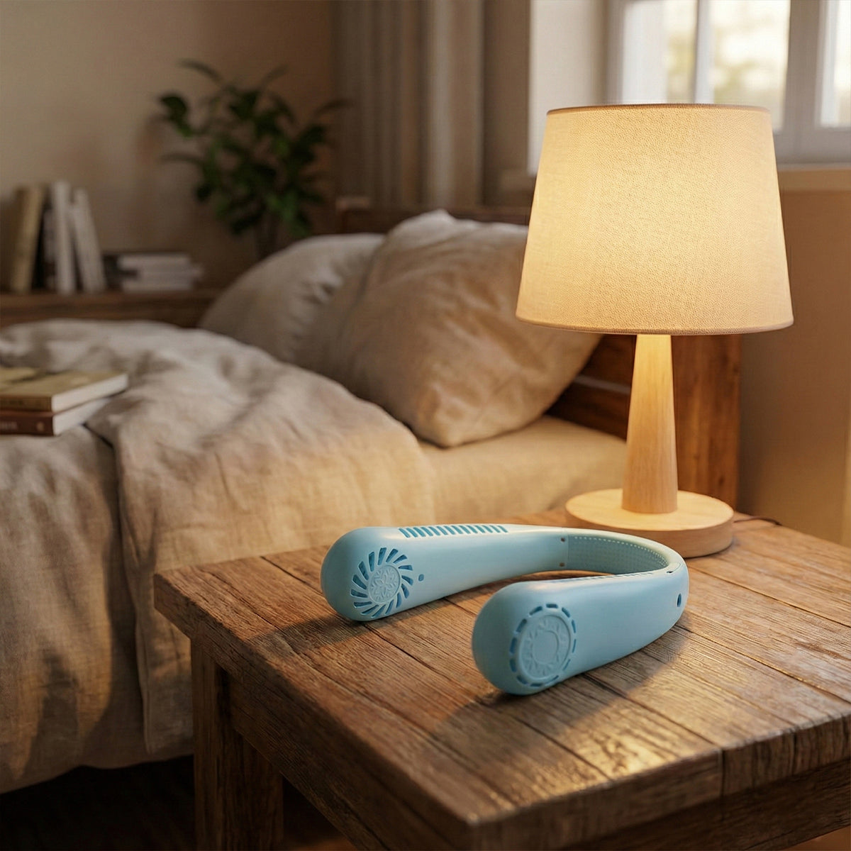 B Grade Rechargeable Neck Fan - Hands-Free Portable Personal Cooler (1 Pc) - Happy Price - Image 3