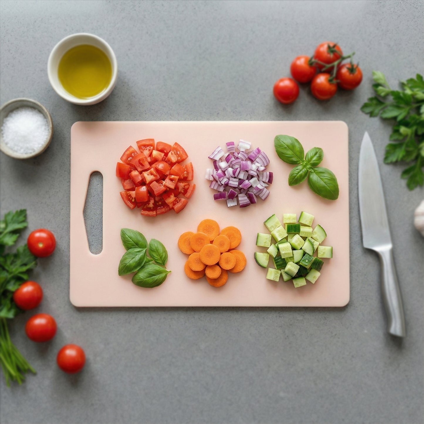 Plastic Cutting Board with Handle - 30x20 cm - Happy Price - Image 3
