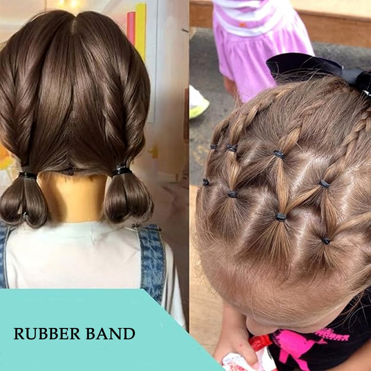 700 Pc Mini Hair Rubber Bands - Strong Elastic Ties for Styling - Happy Price - Image 6