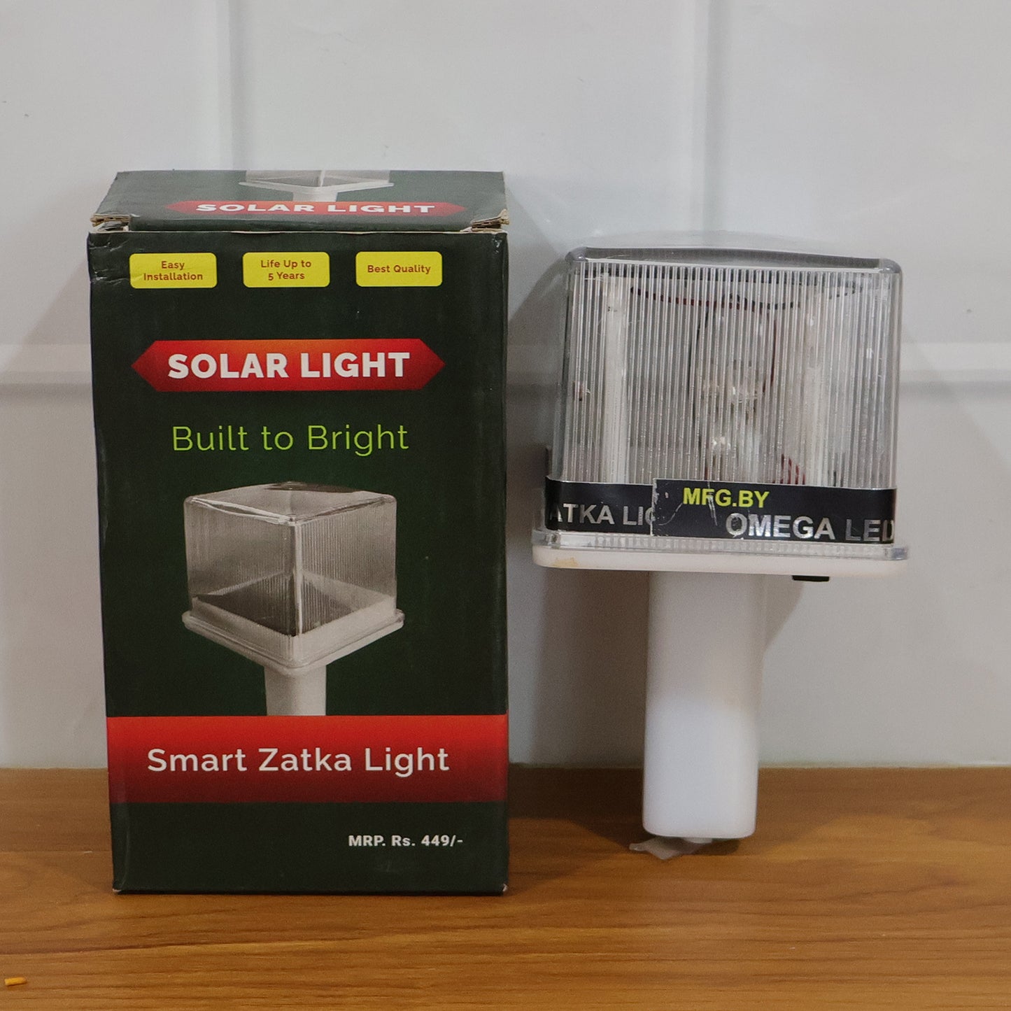 Solar Powered LED Flashing Beacon Light - 1200mAh Battery, Outdoor Safety Signal (1 Pc) - Great Price - Image 7