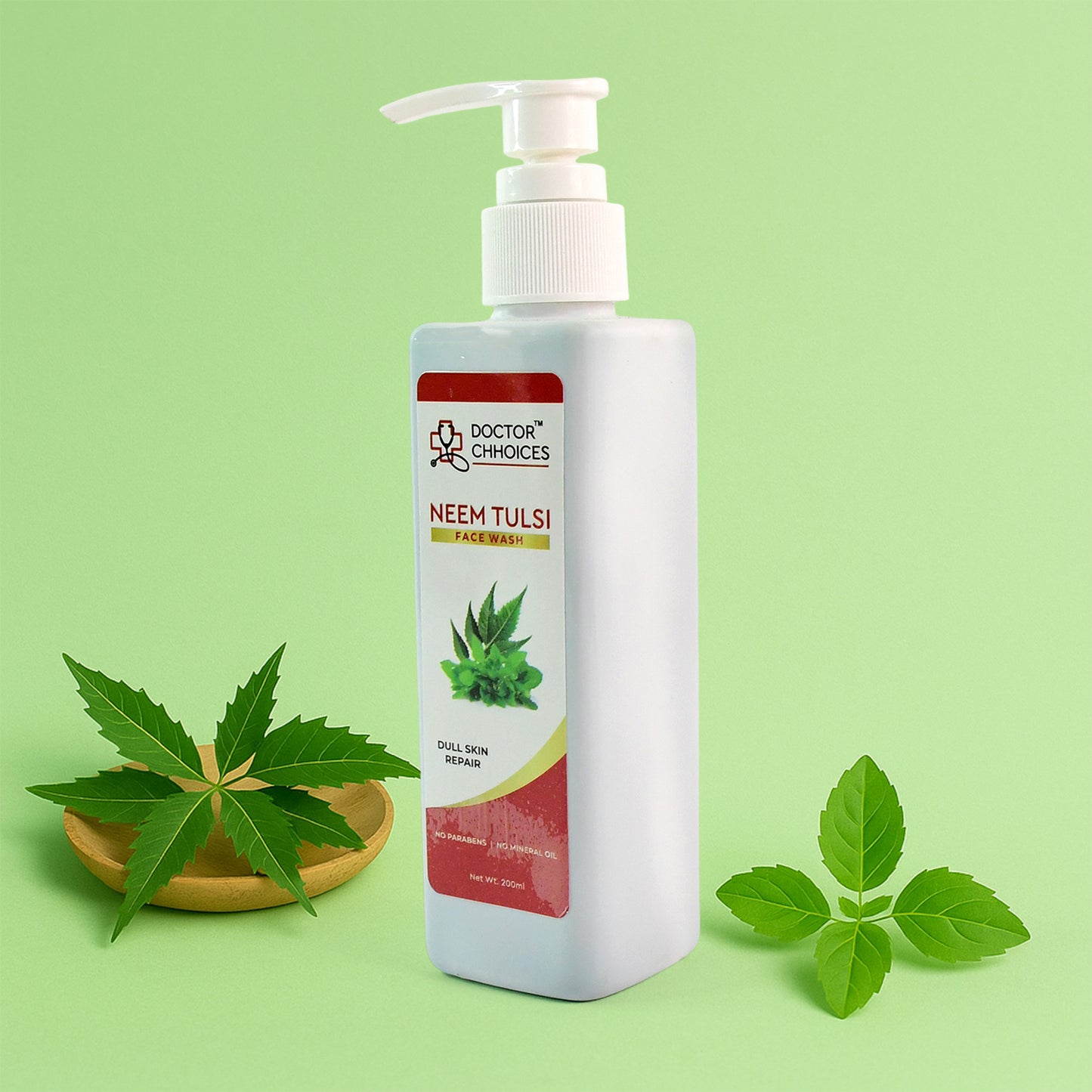 Doctor Chhoices Neem Tulsi Face Wash 200ml (1 Pc) - Happy Price - Image 3