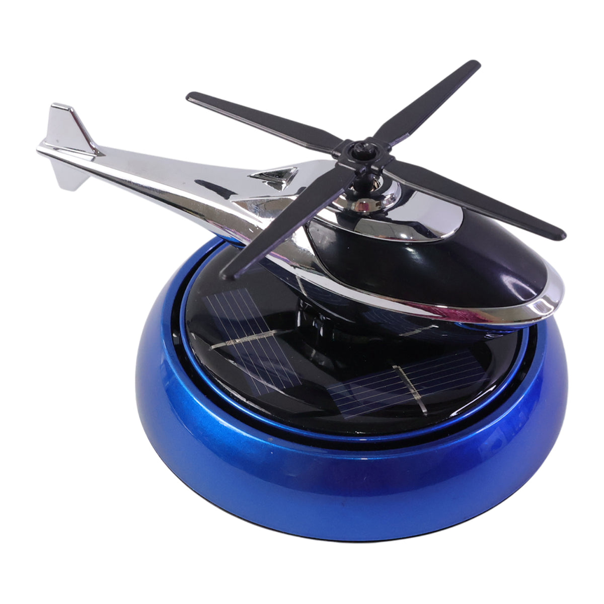 Solar Powered Rotating Helicopter Car Dashboard Air Freshener & Decor - Happy Price - Image 4