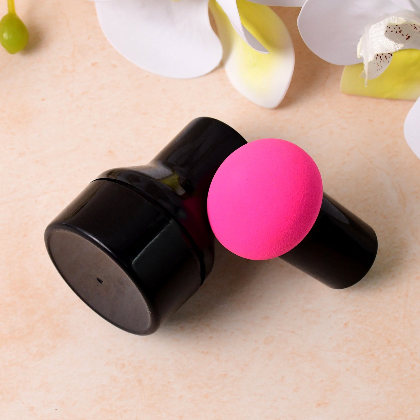 Professional Makeup Sponge Puff With Handle (1 Pc) - Happy Price - Image 3