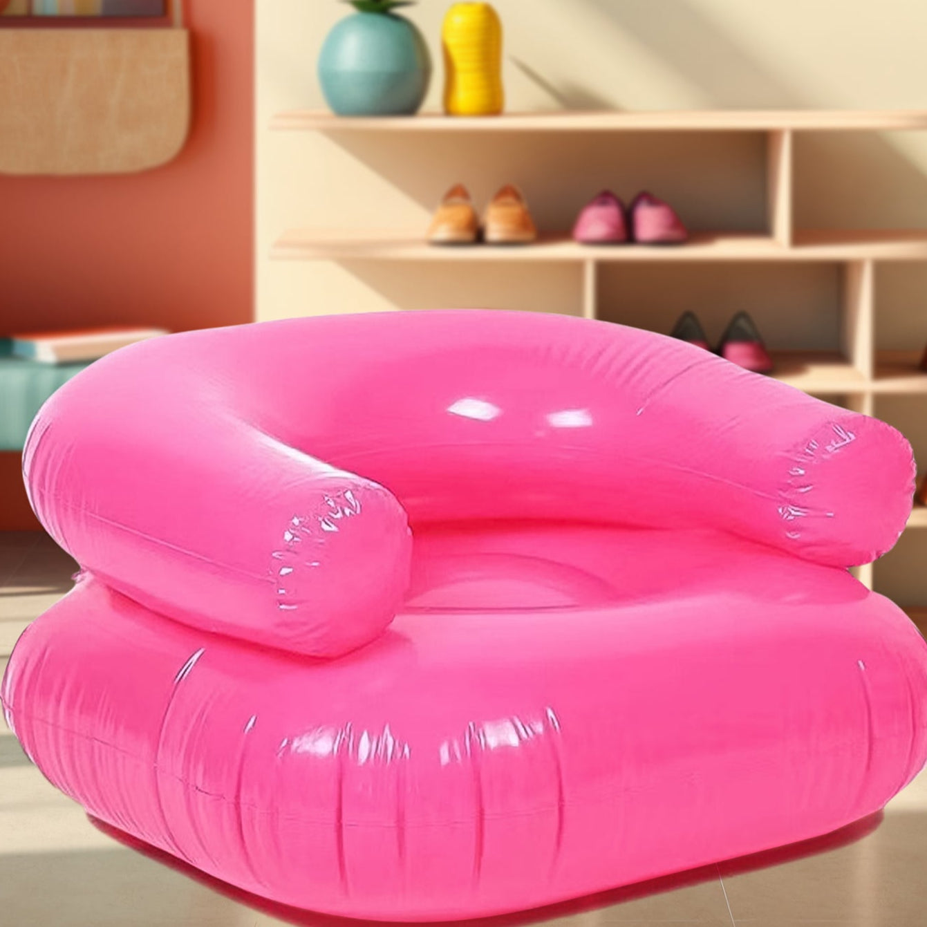Inflatable Sofa Chair For Boys And Girls Suitable For Camping (28 Inch Approx 1 Set) - Happy Price - Image 1