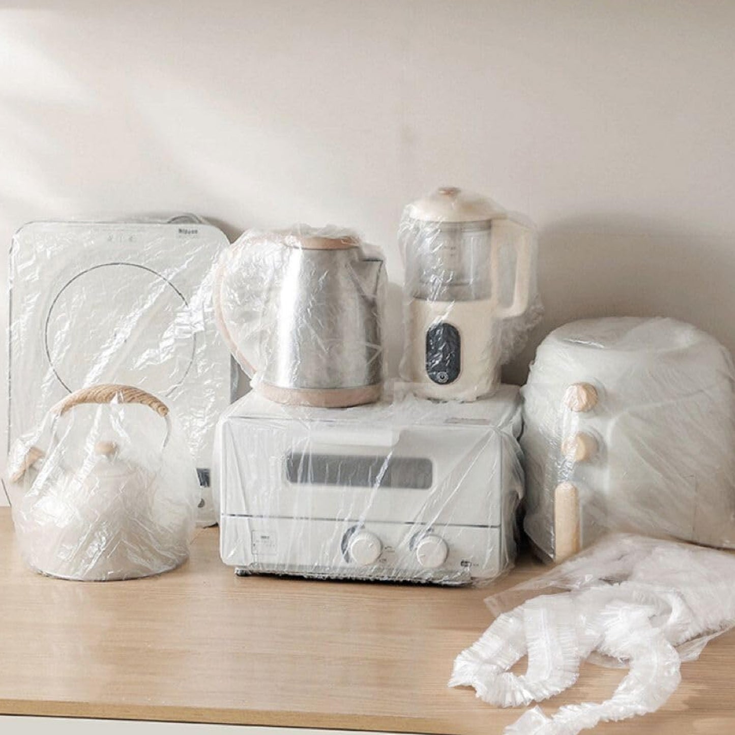 Home Thick Disposable Dust Proof Plastic Furniture Covers (1 Pc Small) - Happy Price - Image 2