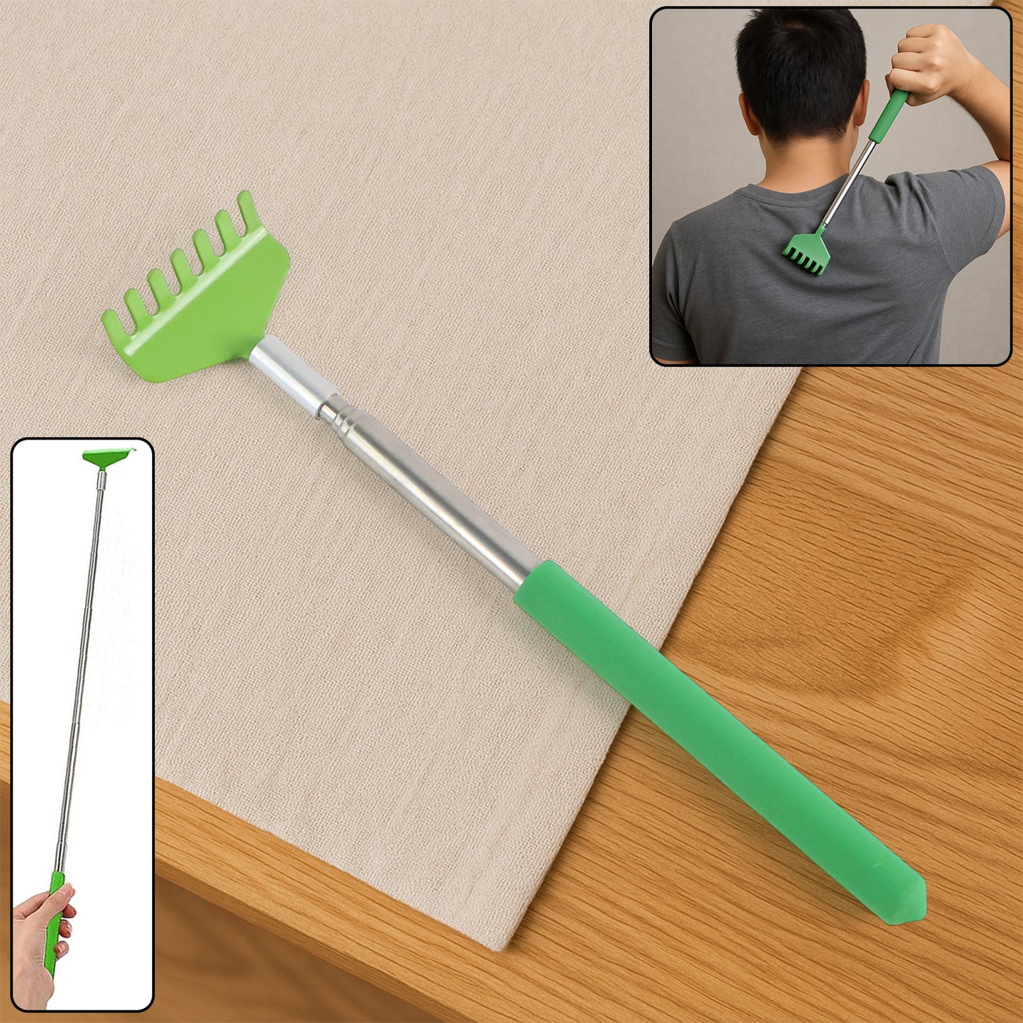 Khujli Stick 57 Cm Long Telescopic Back Scratcher (1 Pc) - Happy Price - Image 2