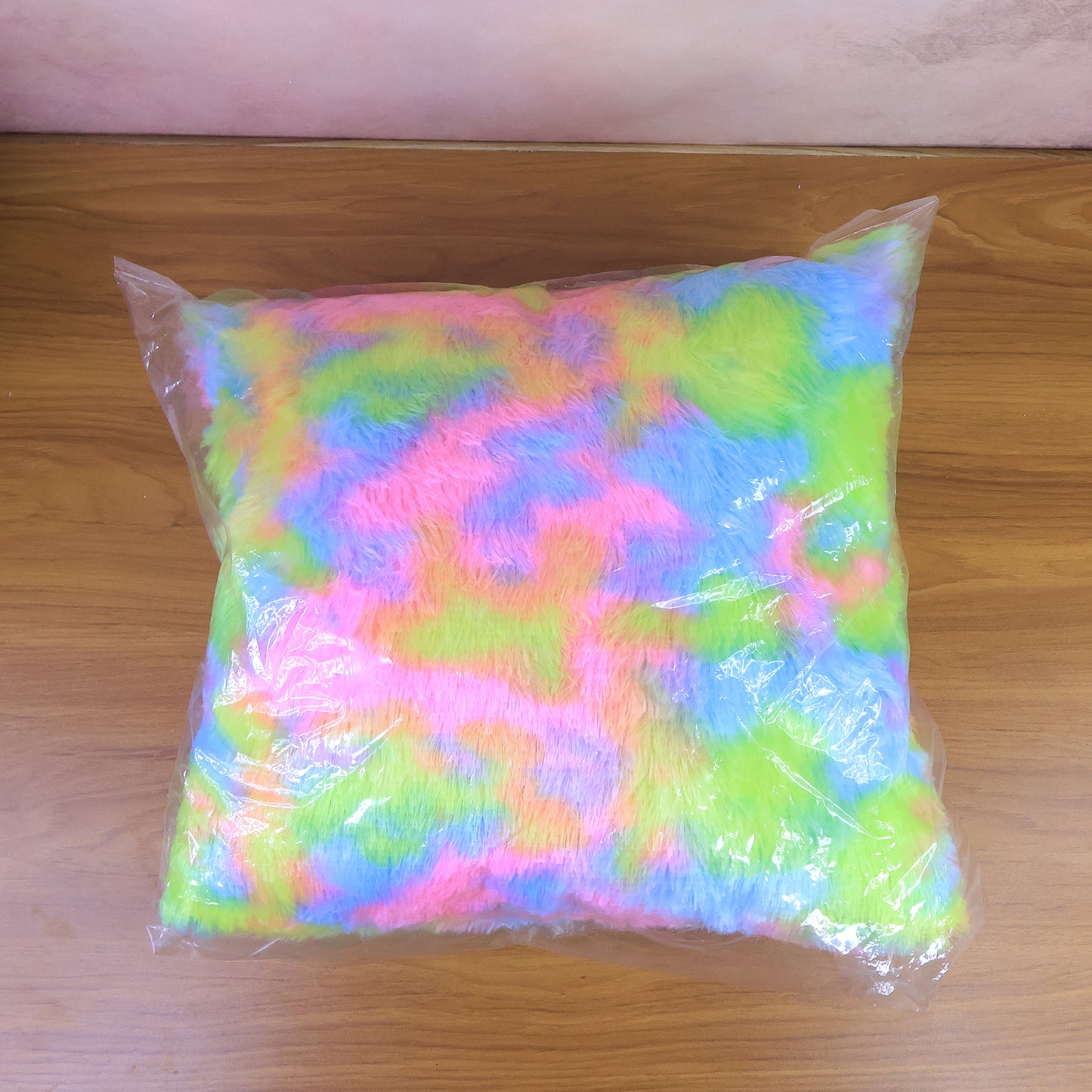 Soft Plush Rainbow Cushion Pillow (1 Pc) - Decorative Throw Pillow for Sofa & Bed - Happy Price - Image 7