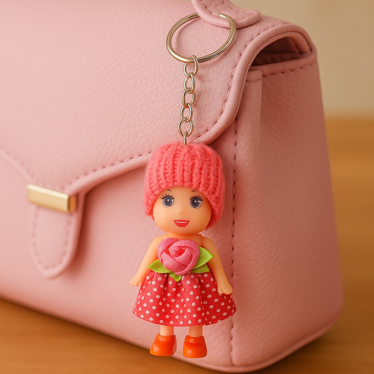 Multifunction Doll For Kids Cute Soft Toy With Keychain Use Decorative Fancy Cum Keyring For Boys Girls - Happy Price - Image 2