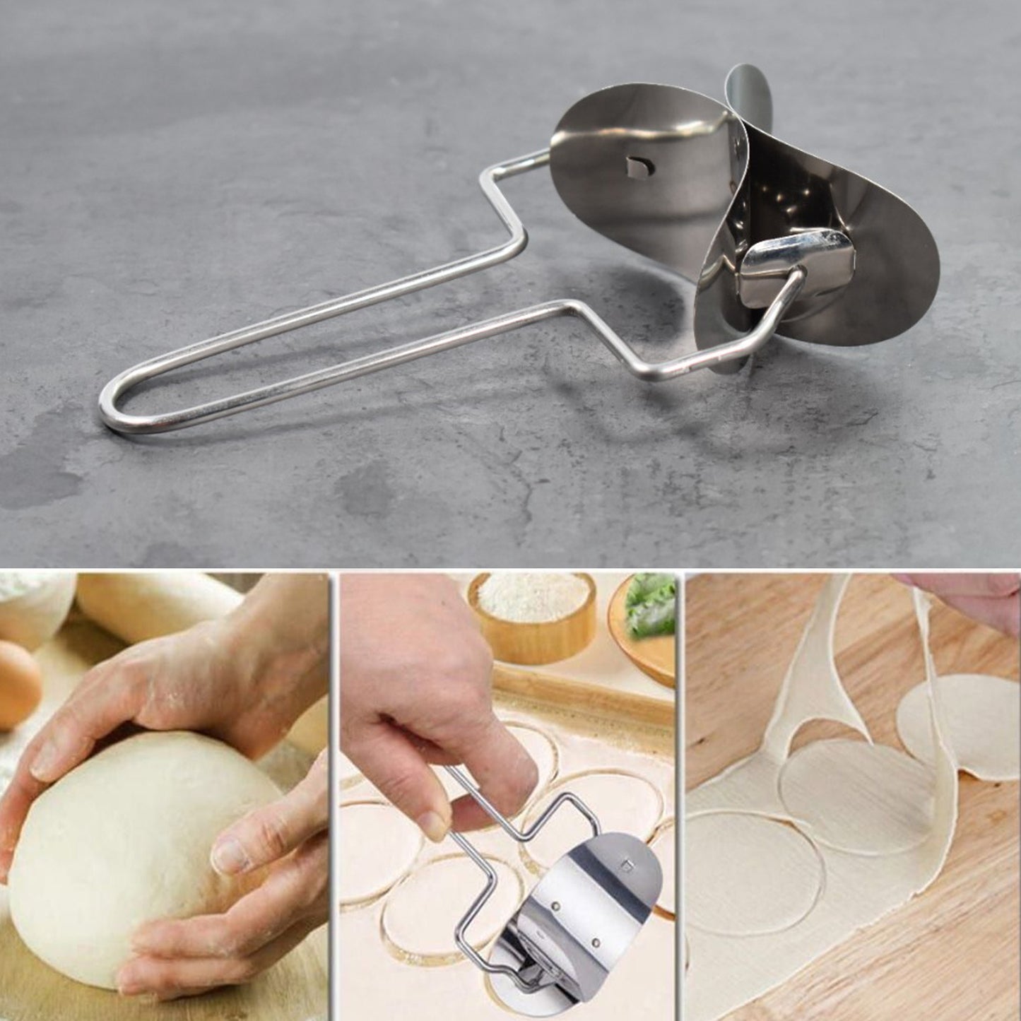 Puri Cutter Stainless Steel Roller Machine For Baking Tools - Happy Price - Image 3