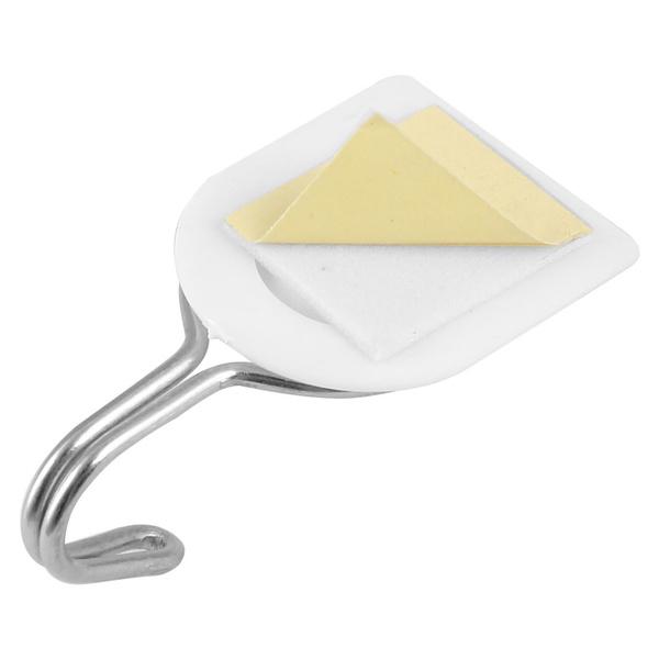 Adhesive Sticker Abs Plastic Hook Towel Hanger For Kitchenbathroom - Happy Price - Image 7