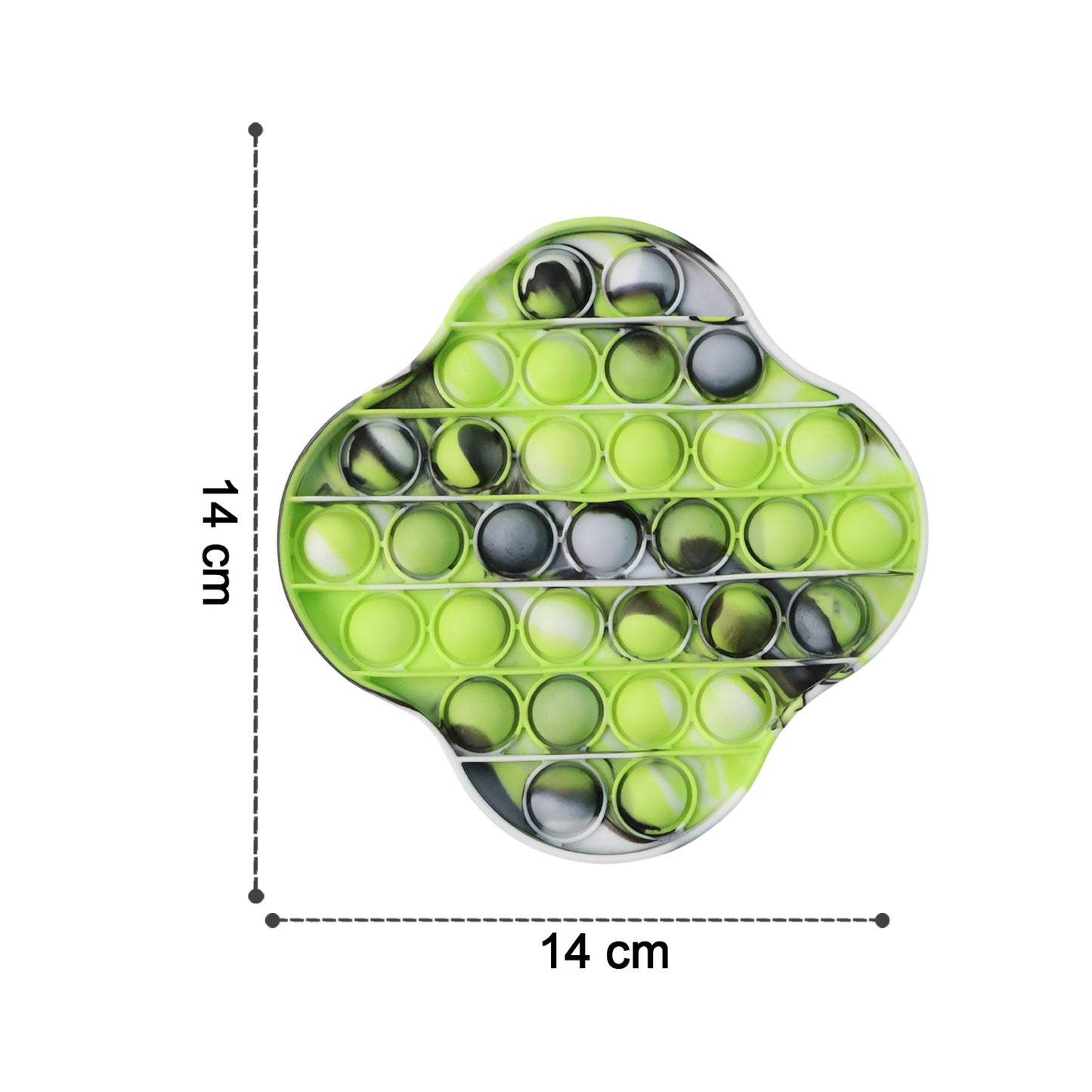 Cloud Shape Silicone Pop It Fidget Toy for Stress Relief (1 Pc) - Happy Price - Image 4