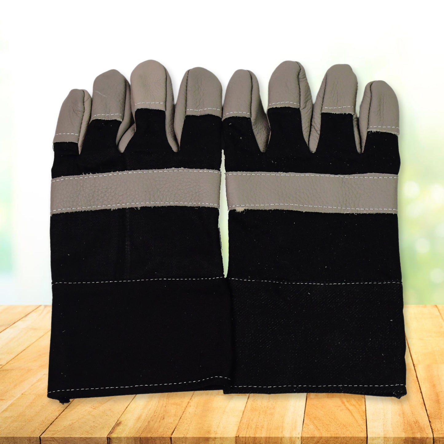 Gloves Gardening Gloves For Men Women Leather Gloves Heavy Duty Gloves (1 Pair) - Happy Price - Image 4