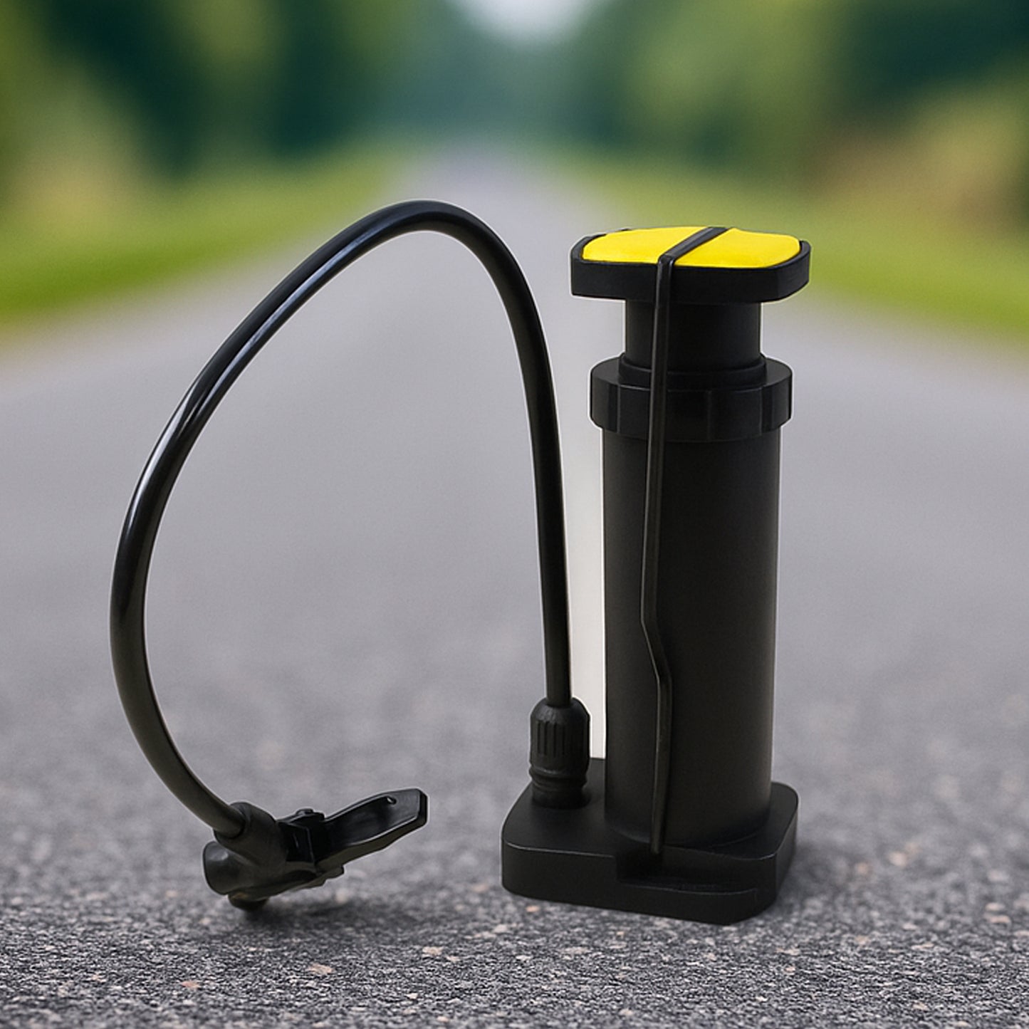 Mini Foot Pedal Air Pump (1 Pc) - Portable Manual Inflator for Tires & Sports Gear - Happy Price - Image 2