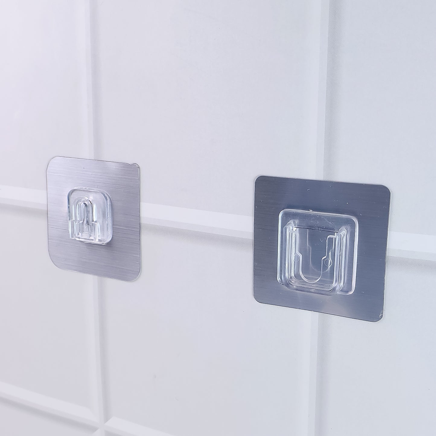 Self-adhesive Transparent Wall Hooks Set - Happy Price - Image 5