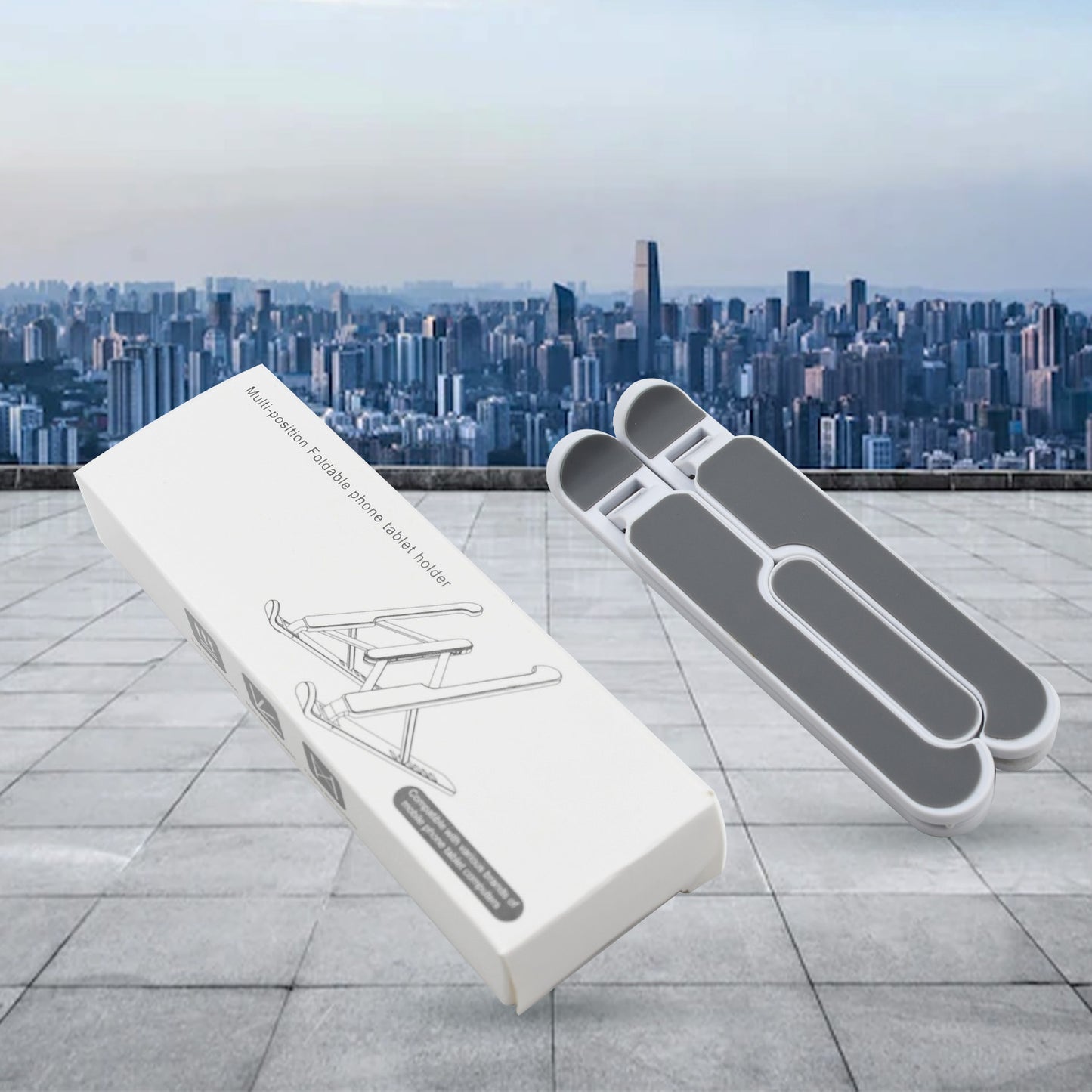 Adjustable Laptop Stand Holder With Built-in Foldable Legs And High Quality Fibre - Happy Price - Image 5