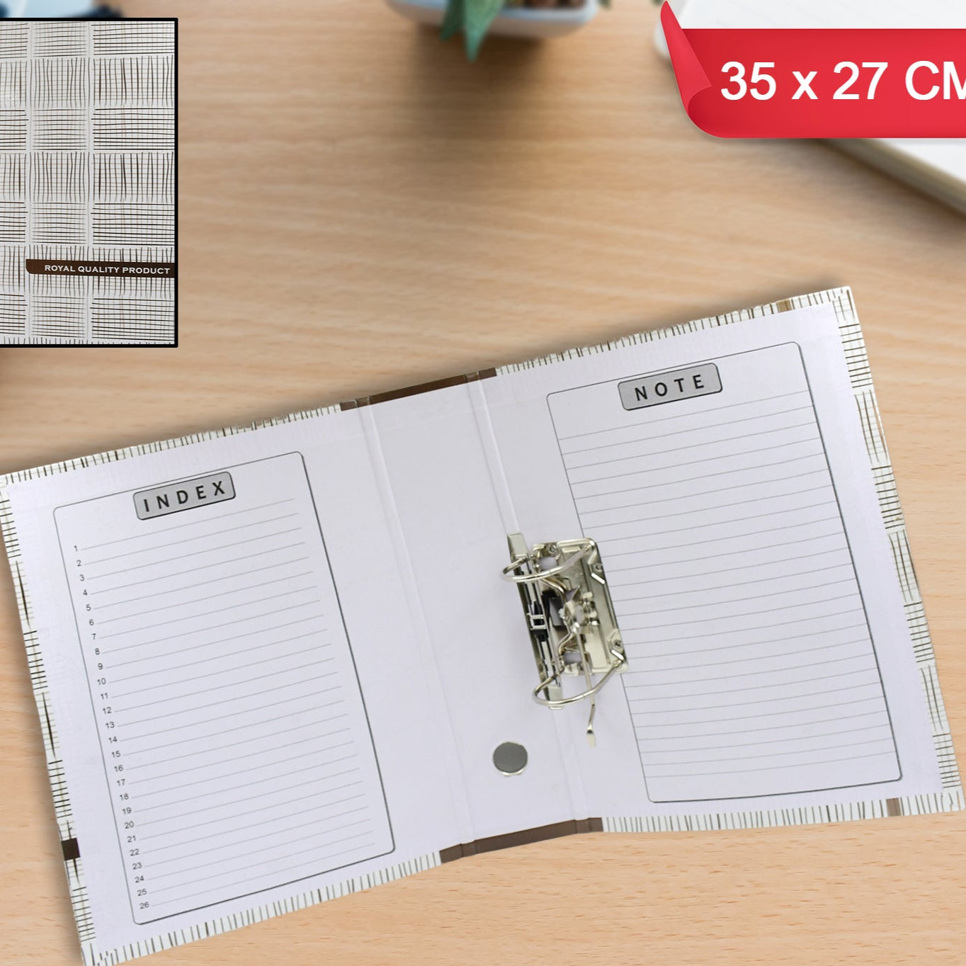 Box File Paper Holder Organizer School Office Home For Documents (3527 Cm 1 Pc Moq - 4 Pcs) - Happy Price - Image 1