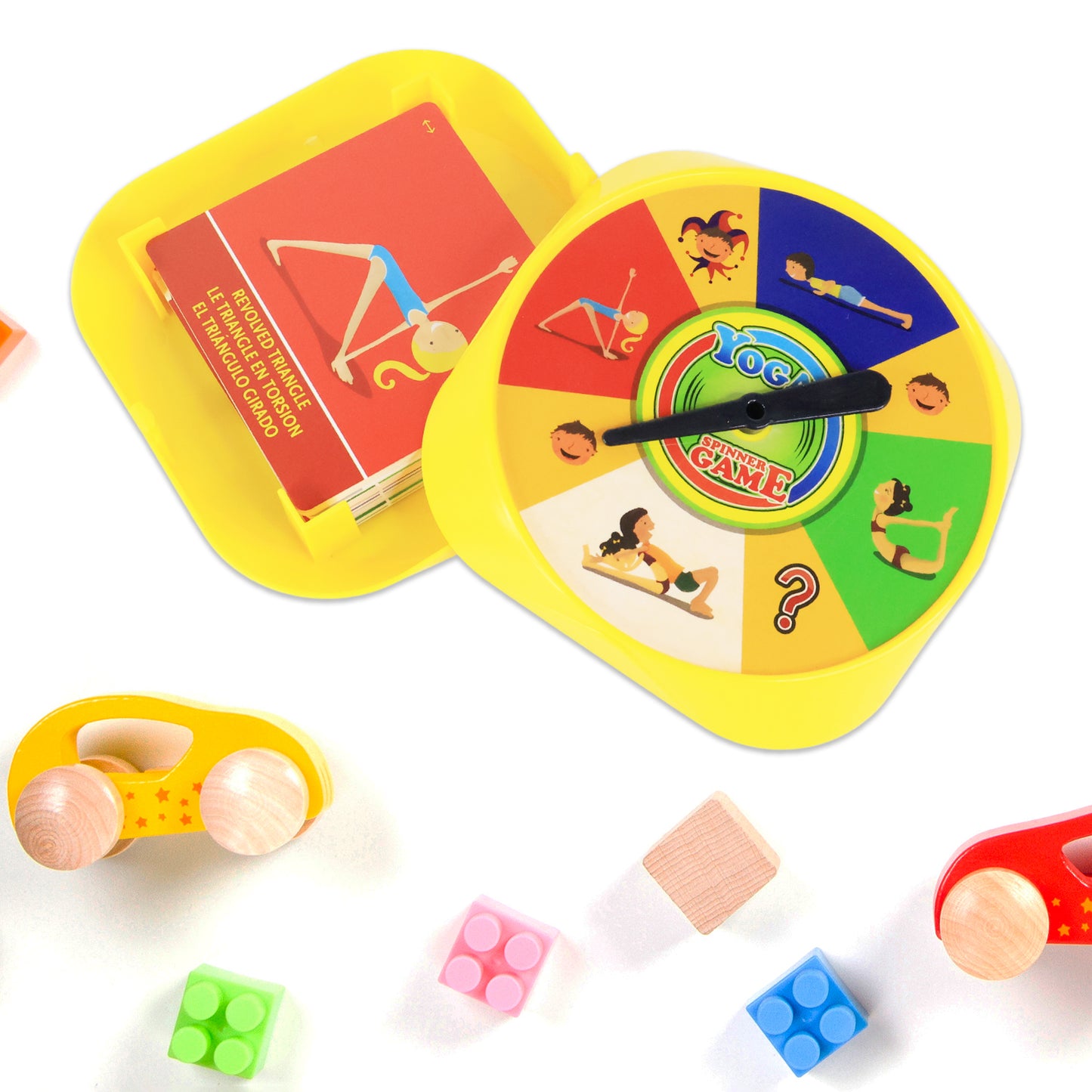 Interactive Yoga Pose Spinner Game for Kids & Adults - Fun Fitness Activity Set - Happy Price - Image 2