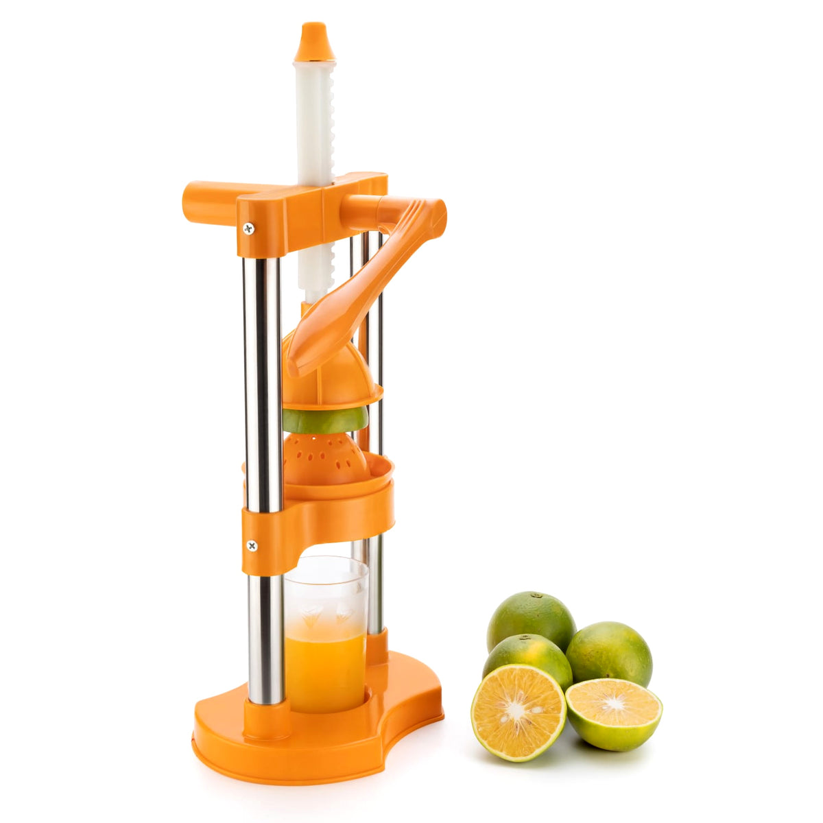 Hand Pressure Juicer Manual Cold Press Juice Machine Instant Make Juice Squeezer Fruits Juicer Juice Maker Orange Juice Extractor For Fruits Vegetables Orange - Happy Price - Image 6