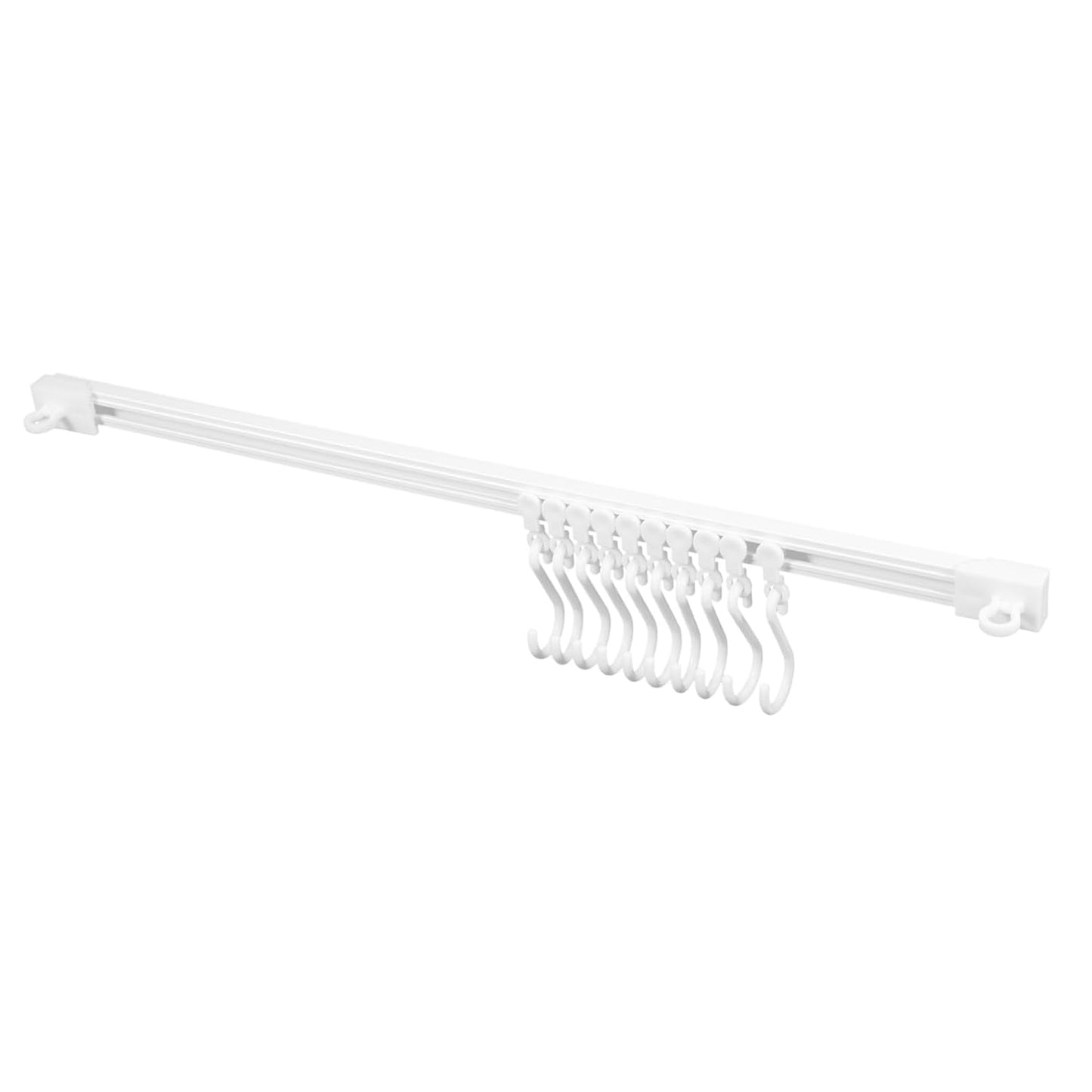 Wall Mounted Kitchen Organizer Rail with 10 Adjustable Hooks - Happy Price - Image 5