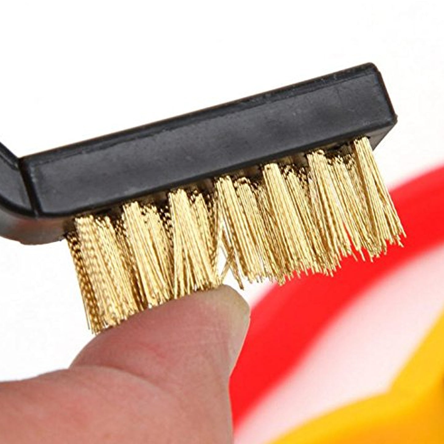 3pc Mini Wire Brush Set Brass Nylon Stainless Steel Bristles Household Cleaning Brush For Gas Stove Smoke Machine Tool Burner Tiles Tap Rust Removal Welding Slag Dirt Paint Scrubbing (3 Pcs Set) - Happy Price - Image 4