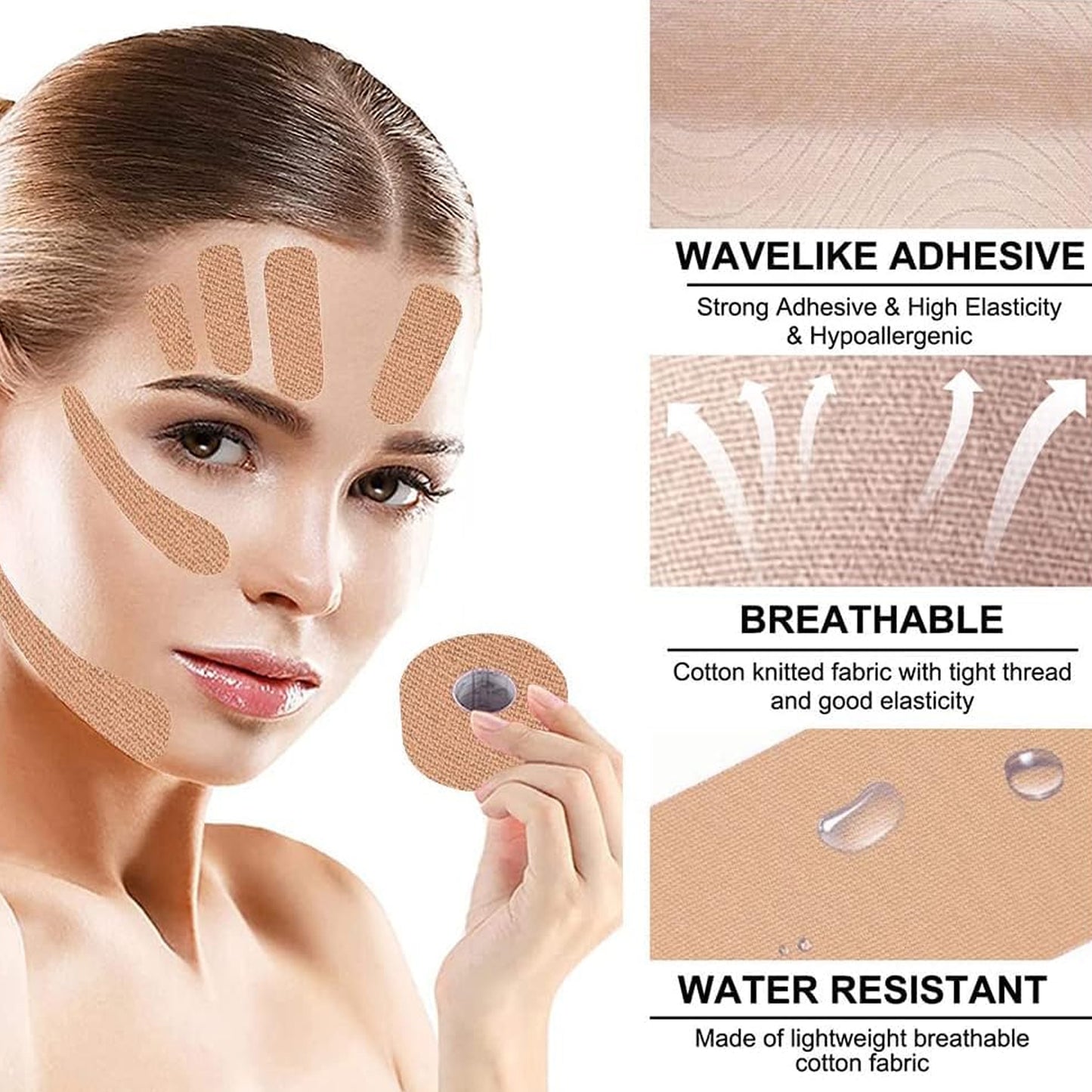 Face Lifting Tape Myofascial Face Tightening Tape 2.5 Cm X 5 M (1 Pc) - Happy Price - Image 3