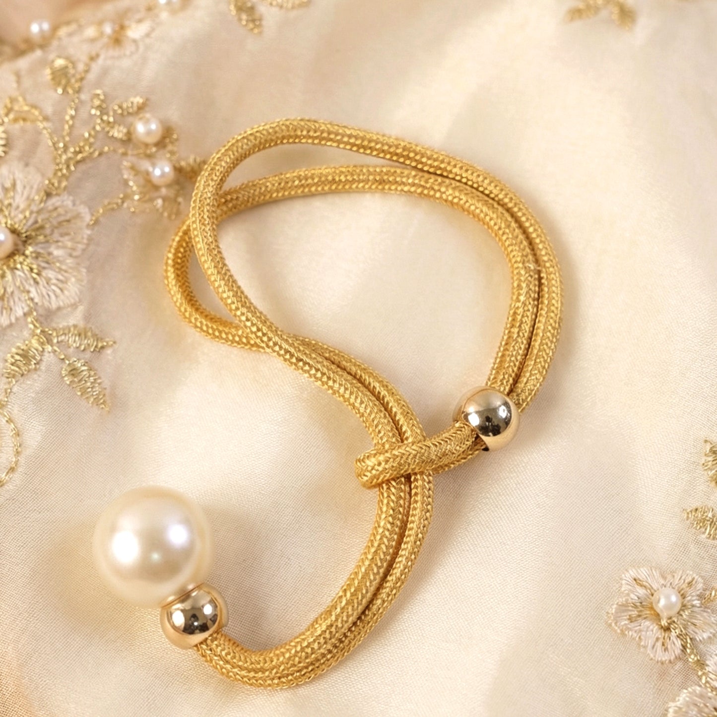 Decorative Curtain Tieback with Pearl Accent - 1 Pc - Happy Price - Image 3