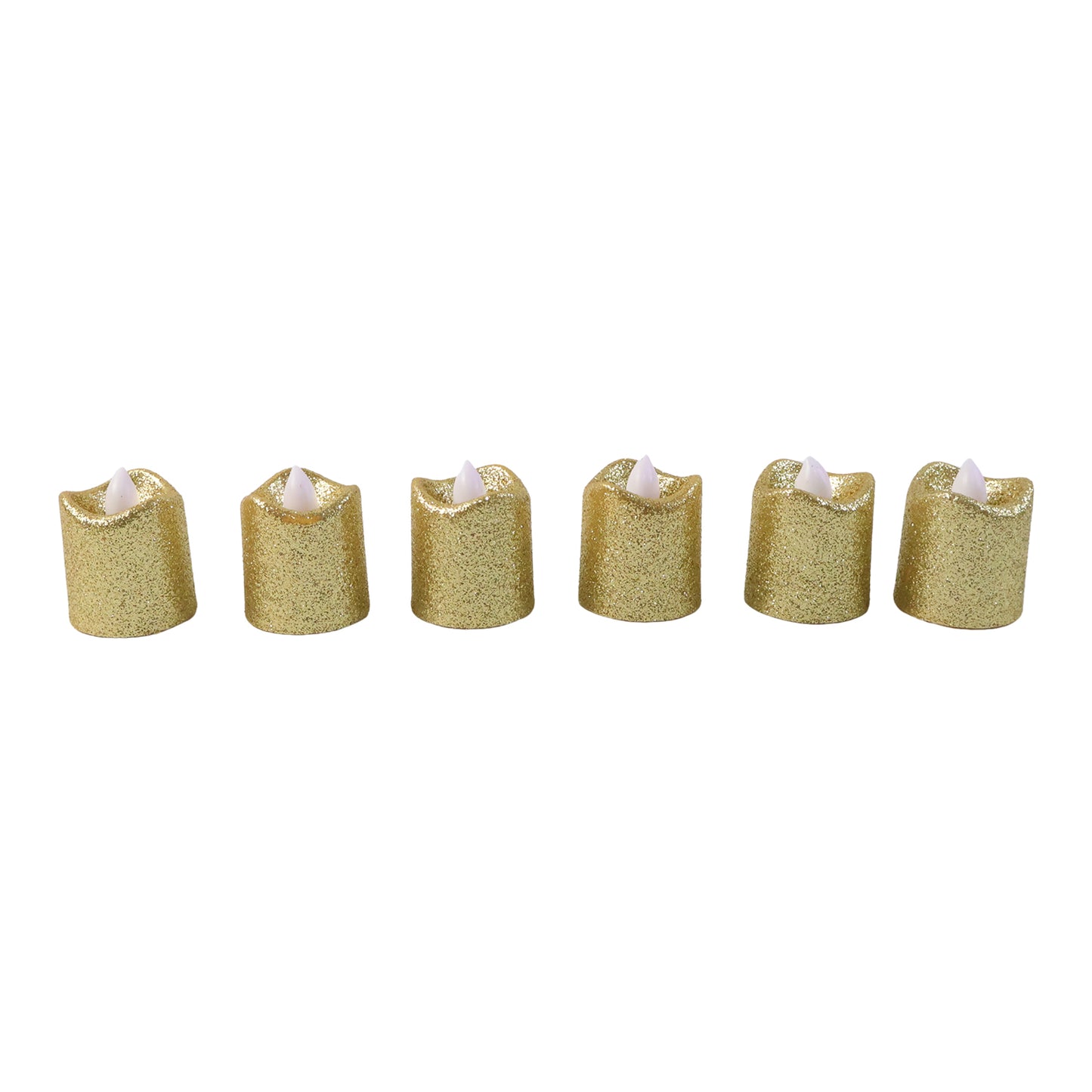 Happyprice Glitter LED Tealight Candles - 24 Pc Set, Flameless Decorative Lights for Festivals & Home - Happy Price - Image 5