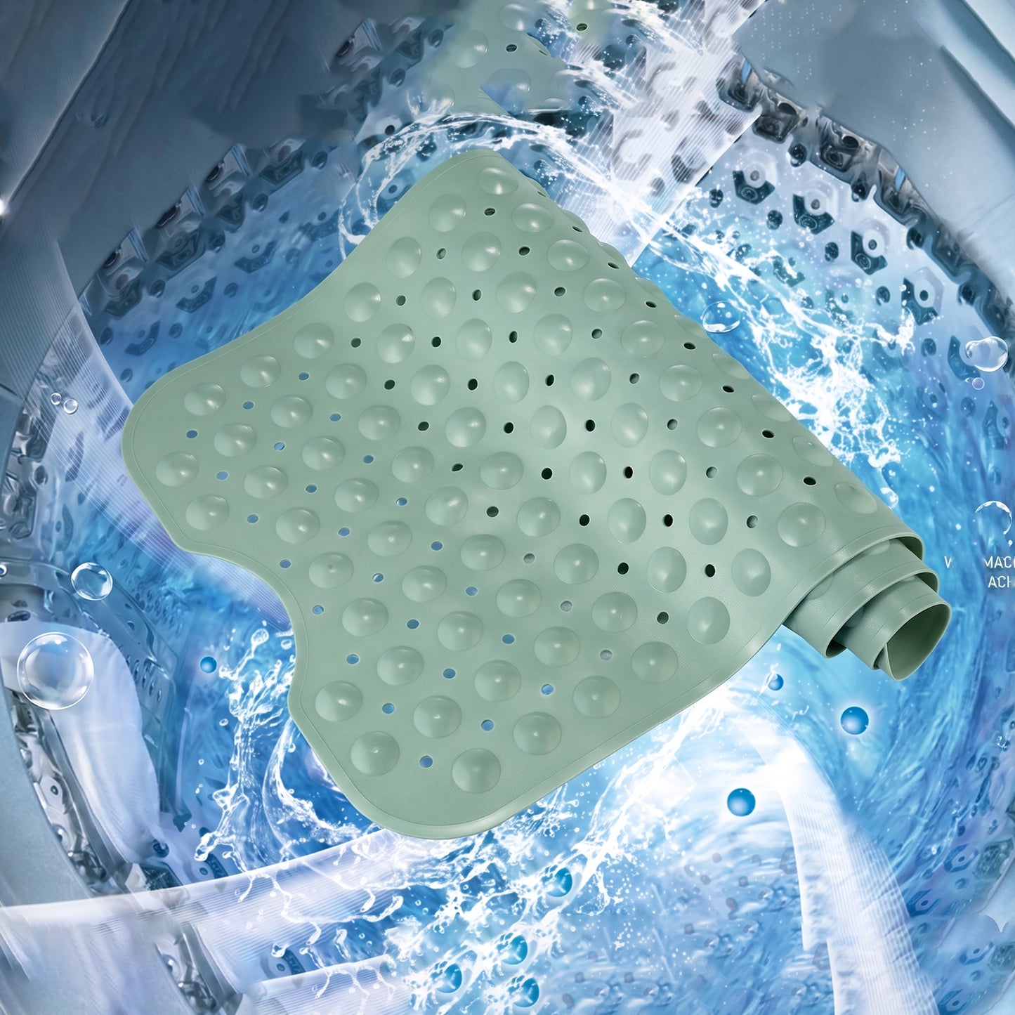 Large Anti-Slip Suction Bath Mat 100x40 Cm - Secure Grip Shower Floor Mat (1 Pc) - Great Price - Image 6