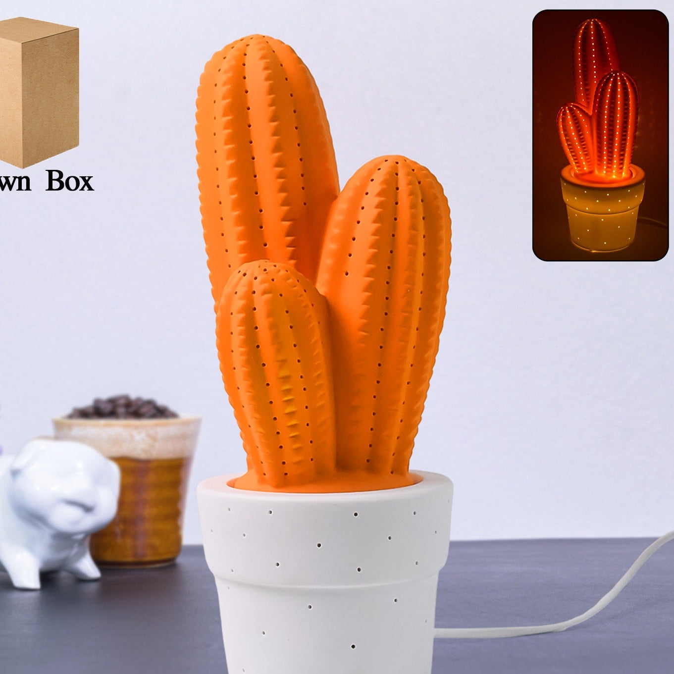 Ceramic Table Lamp Big Desk Lamp (1 Pc) - Happy Price - Image 1