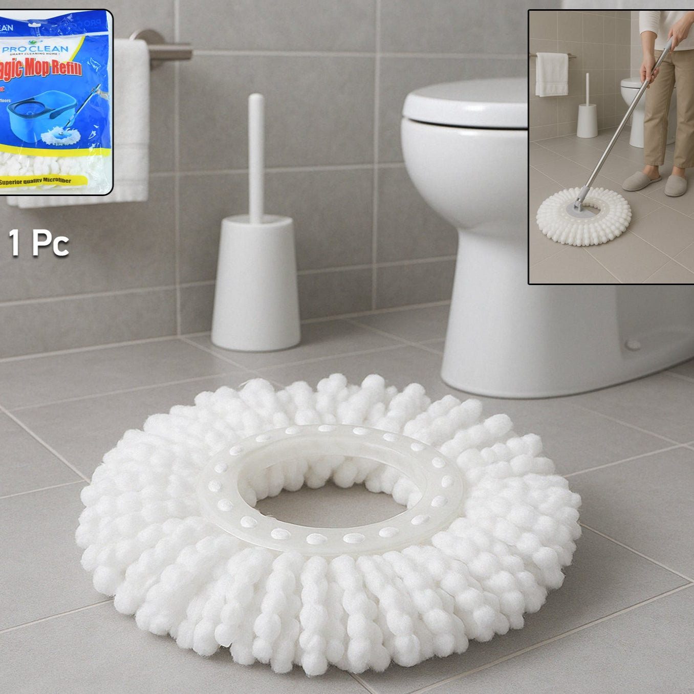 Pro Clean Magic Mop Refill Head (1 Pc) - Happy Price - Image 1