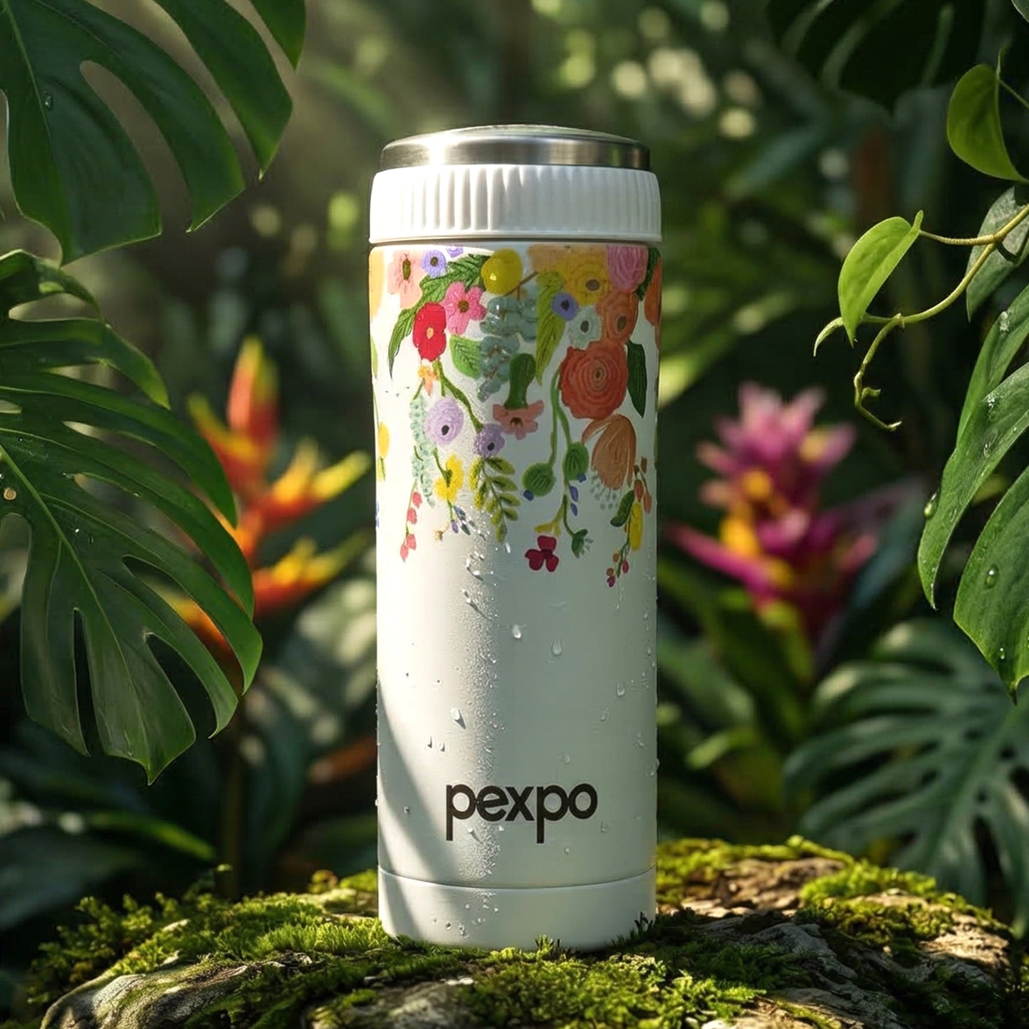 Pexpo Crypto Art Stainless Steel Insulated Water Bottle, 500 ML - Great Price - Image 3