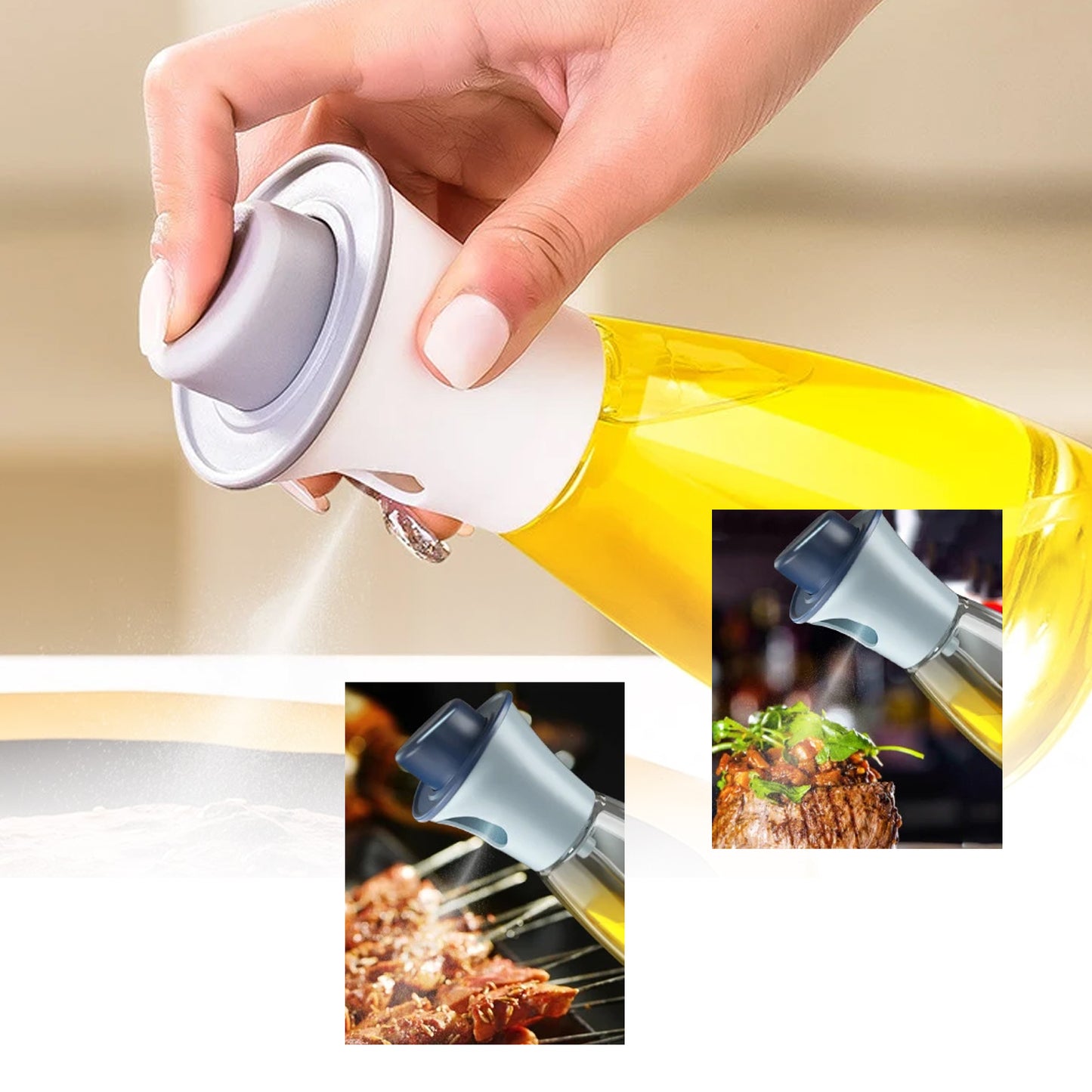 Glass Oil Sprayer Bottle for Cooking - 170 ML Mist Dispenser - Happy Price - Image 5