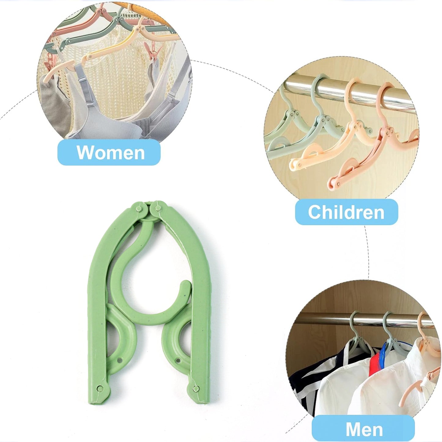 Portable Folding Clothes Hanger for Travel & Home (1 Pc) - Happy Price - Image 5