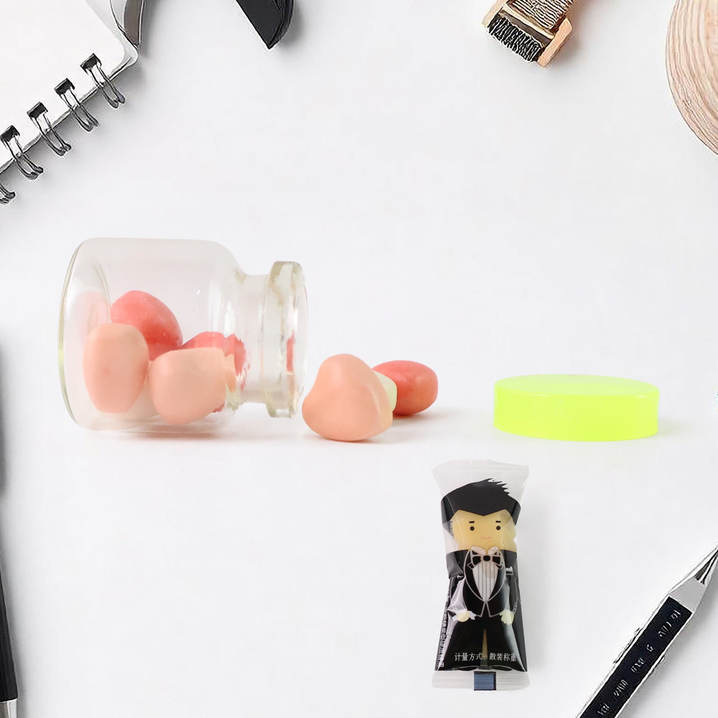 Fun Candy Design Pencil Set With Accessories (1 Set ) - Happy Price - Image 7