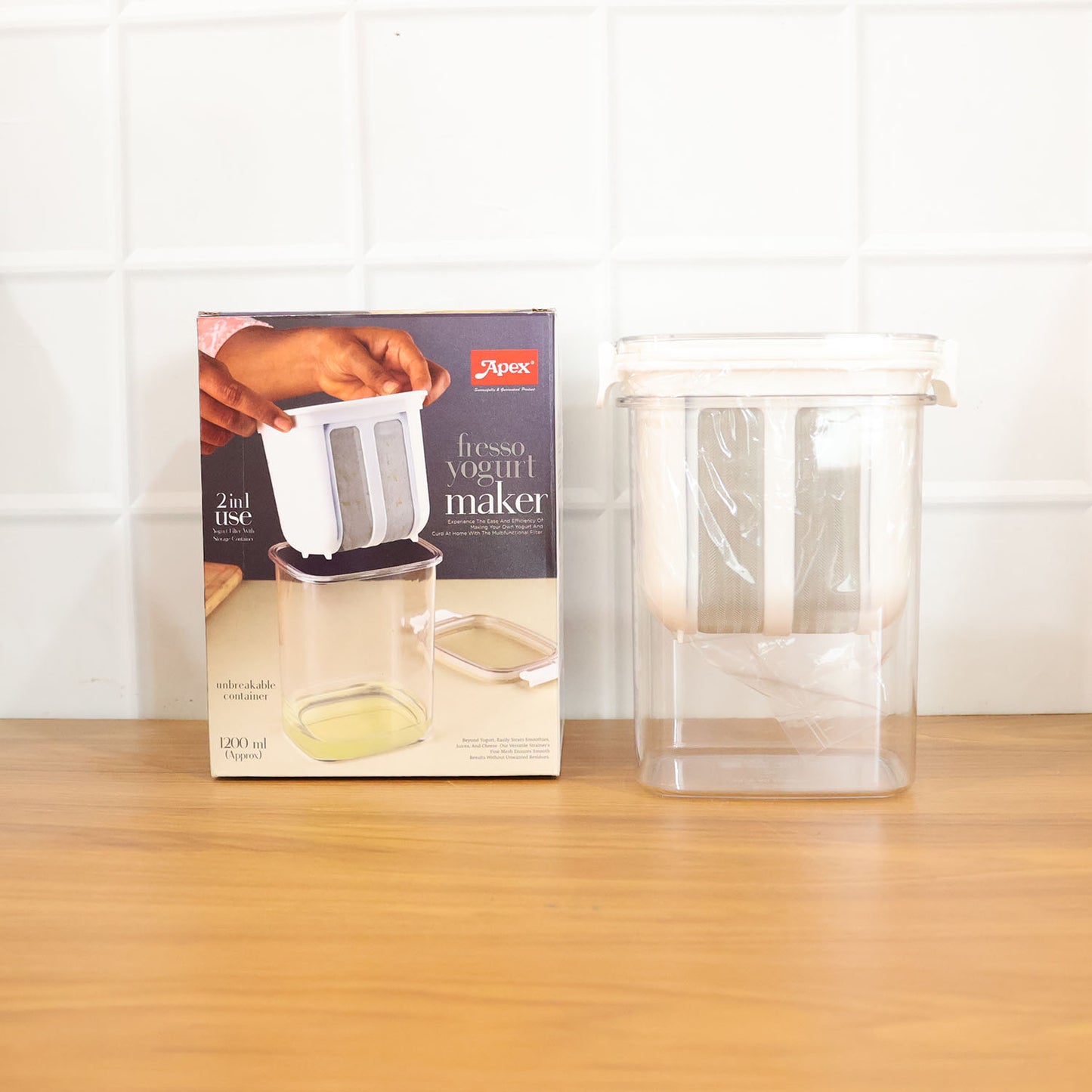 2-in-1 Yogurt Maker & Greek Yogurt Strainer Container - Happy Price - Image 7