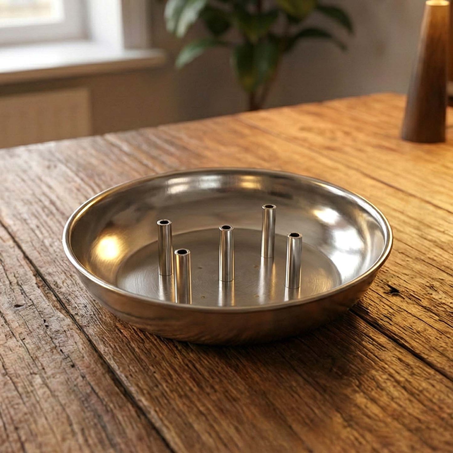 Stainless Steel Agarbatti Stand with Ash Catcher - 1 Pc - Happy Price - Image 6